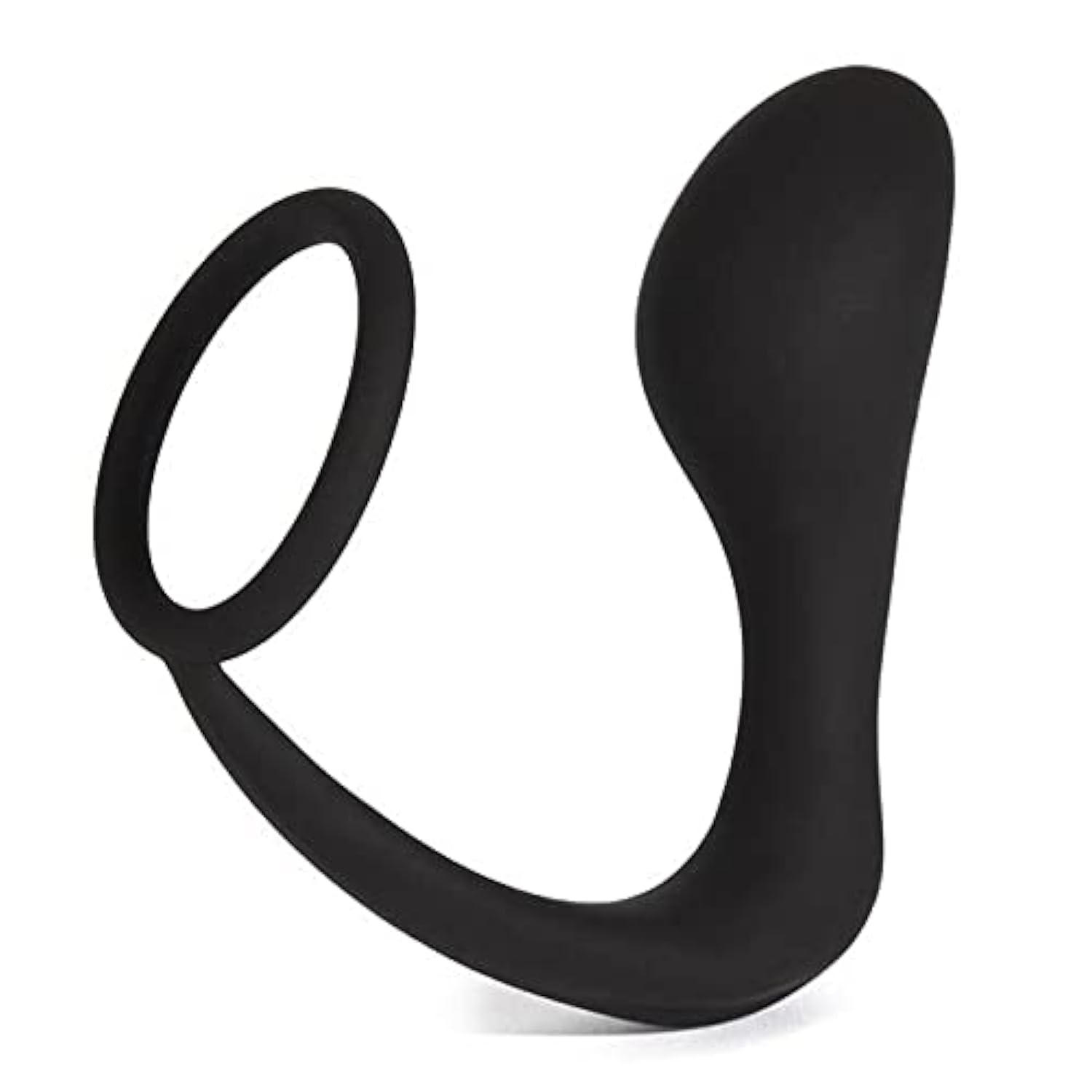 Inside Job Butt Plug & Cock Ring - 4 Inch Silicone Anal Plug & 4.75 In