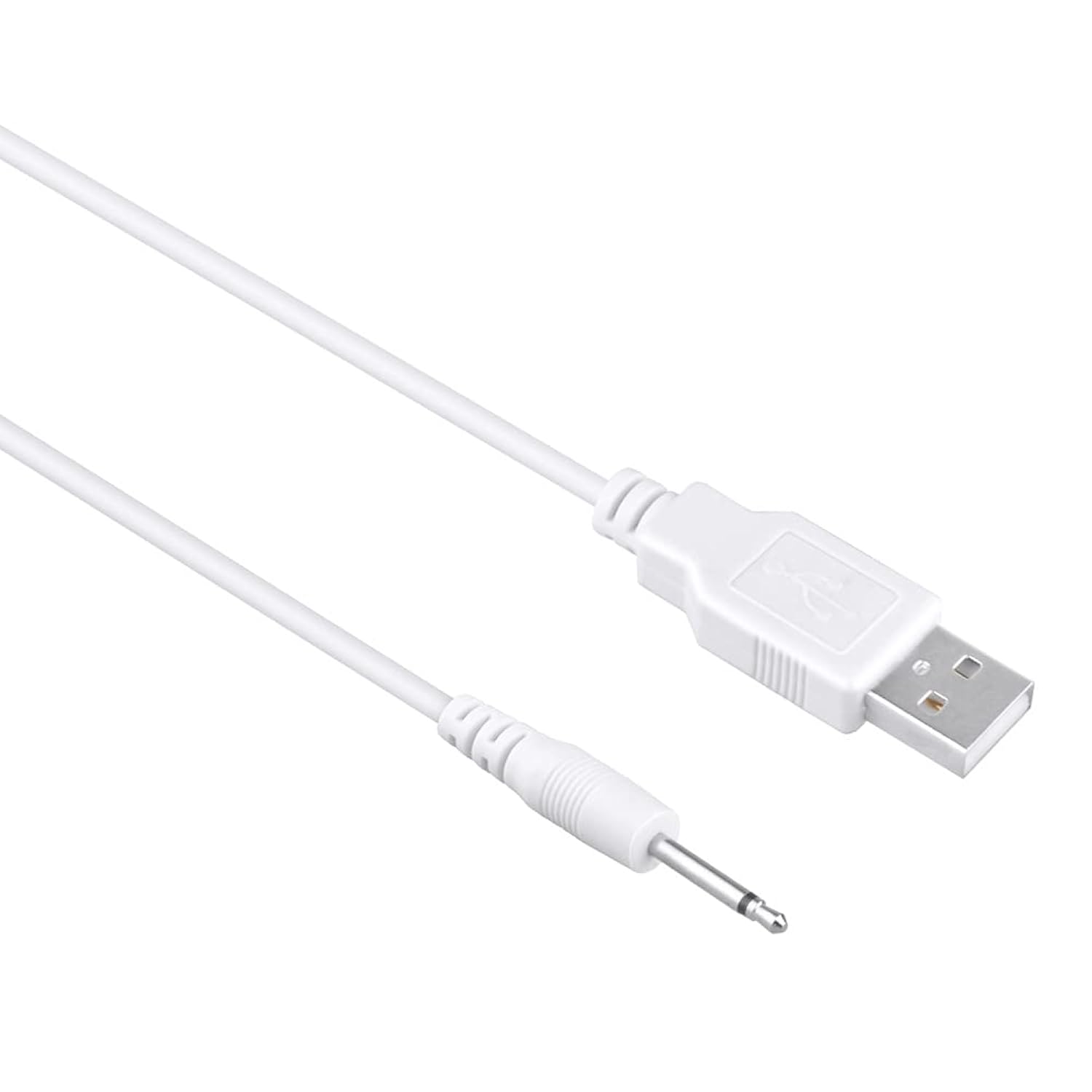 3Ft White Usb Vibrator Cable Cord Compatible With Rechargeable Adult