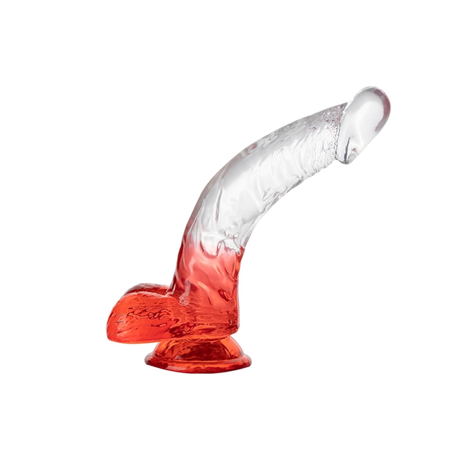 Realistic Dildo, 8.3 Inch Crystal Dildo With Powerful Suction Cup