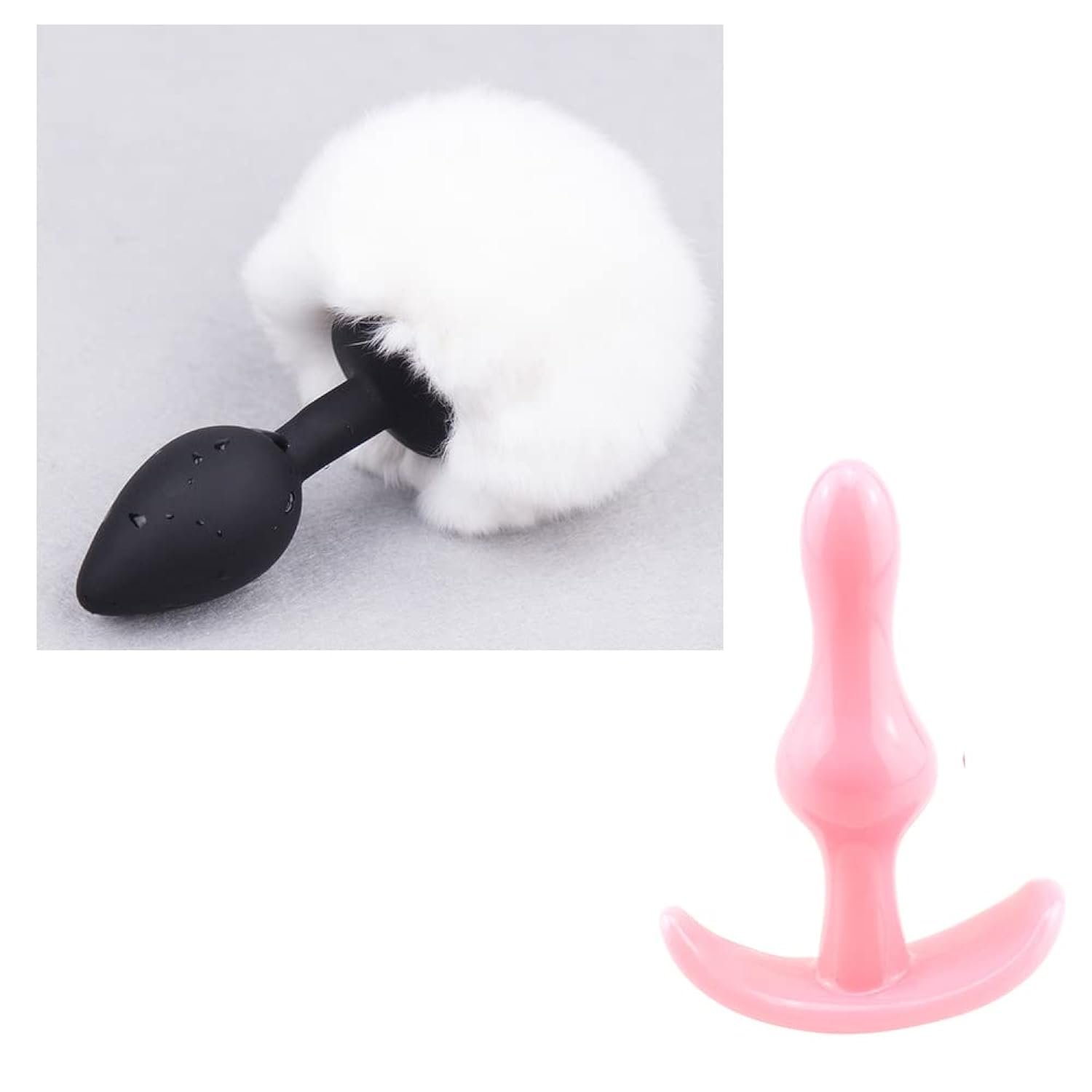 Cute Sexy Fashion Deluxe Silicone Rabbit Tail Anal Butt Plugs Anal Stimulator Fetish SM Sex Toys Cosplay Bunny Girl