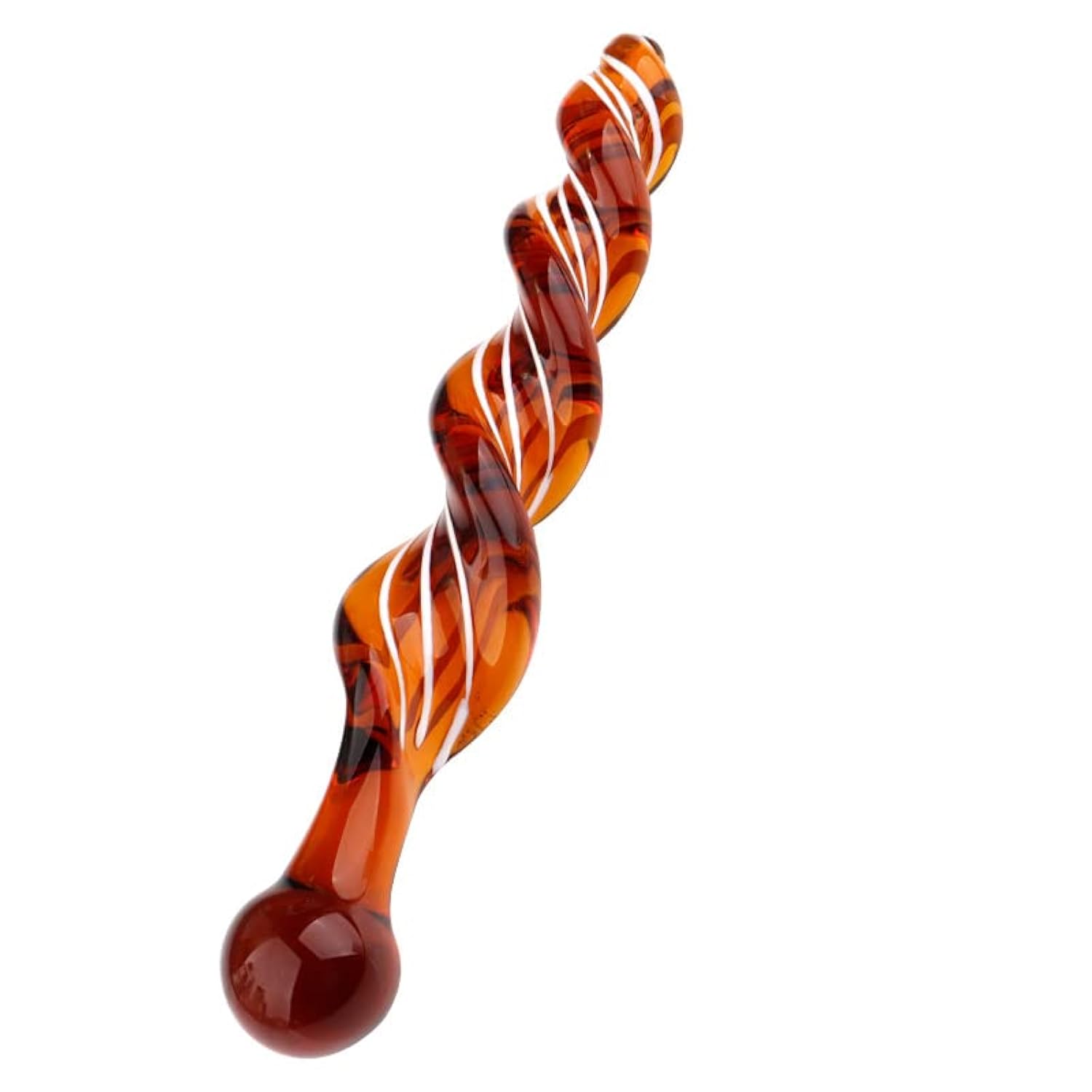 Crystal Screw Thread Silky Dildos Enlarge Anus Fairy Stick Anal Plug