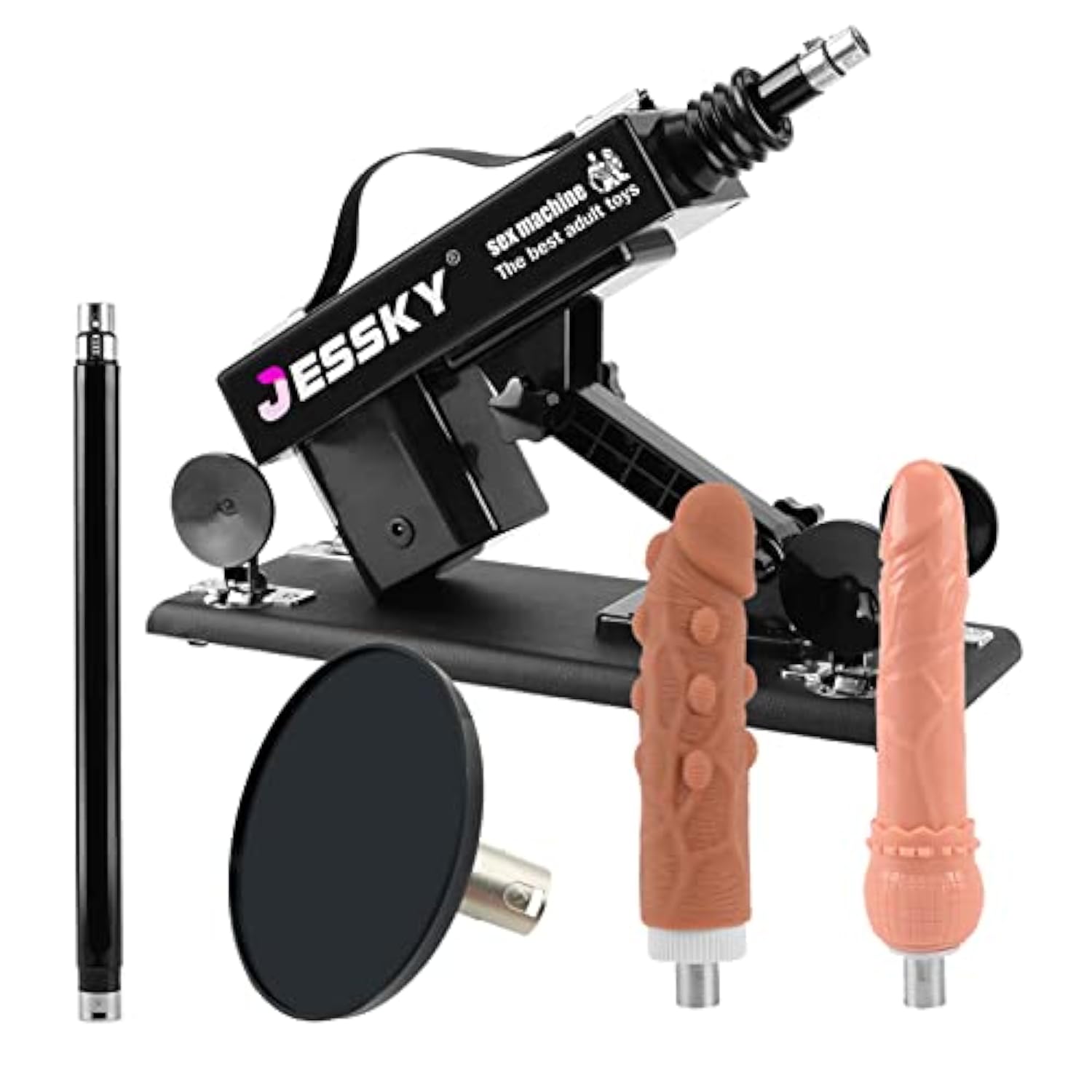 Adjustable Sex Machine, Adult Sex Toys With 4 Attachments 3Xlr Connect