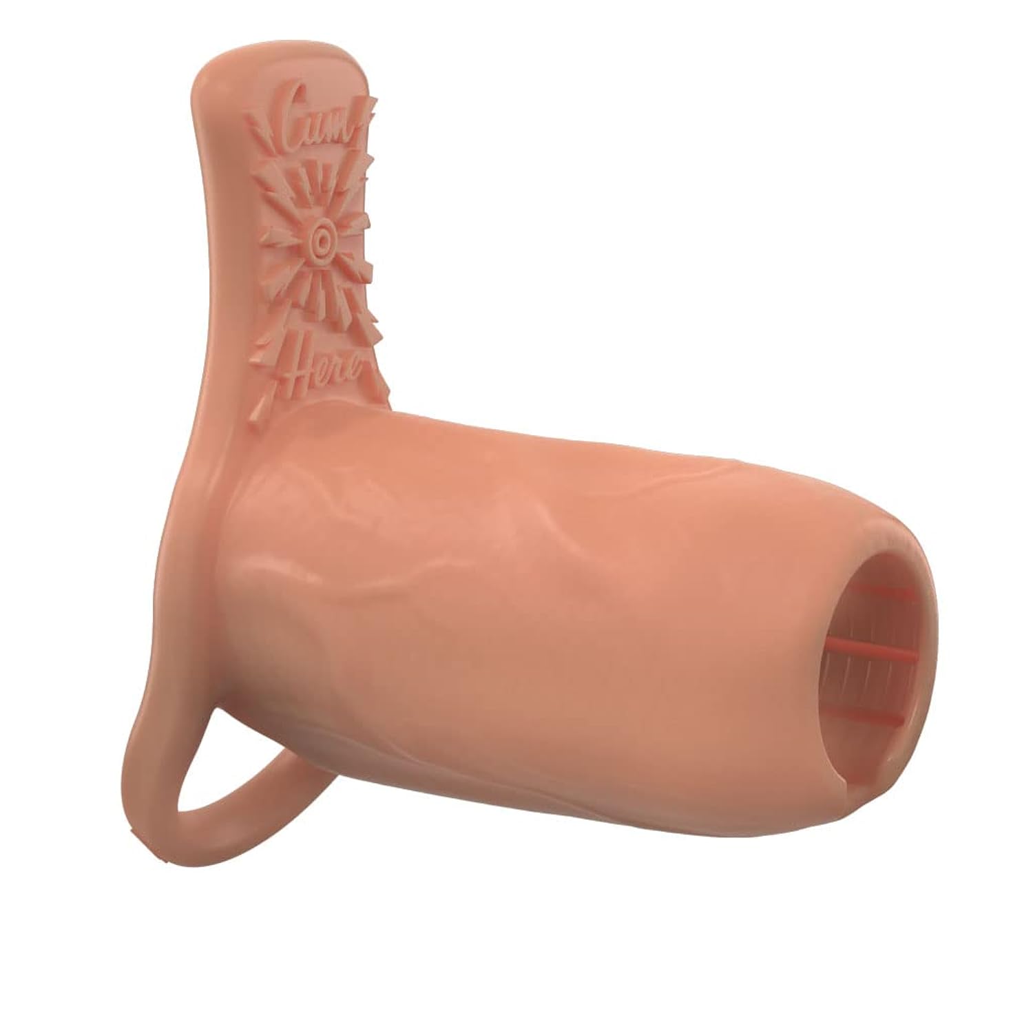 Platinum Silicone Penis Sleeve | Cock Sheath W/Clit Stimulator