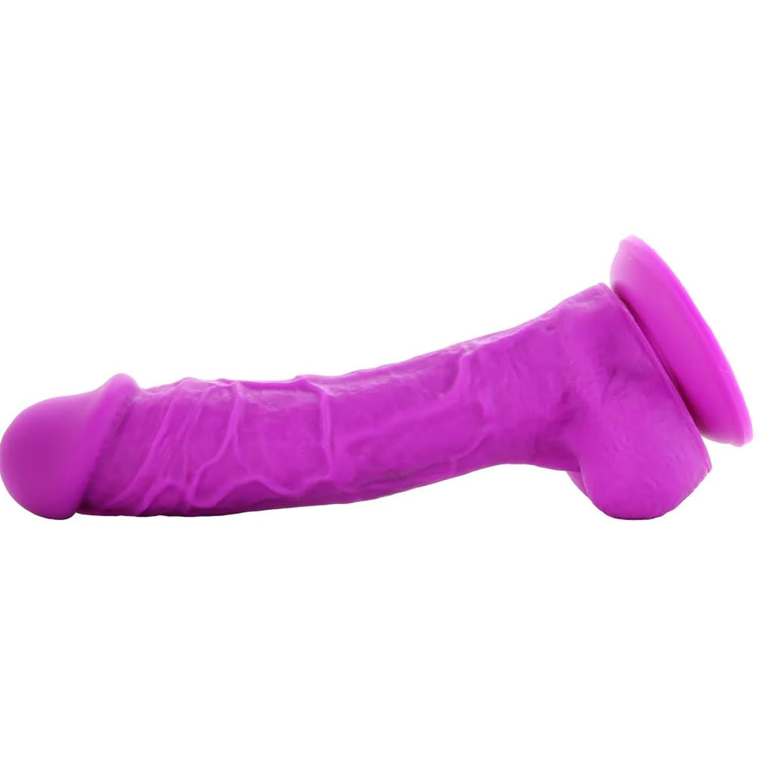Colours 8" Dual Density Silicone Dildo With Lube 1Oz