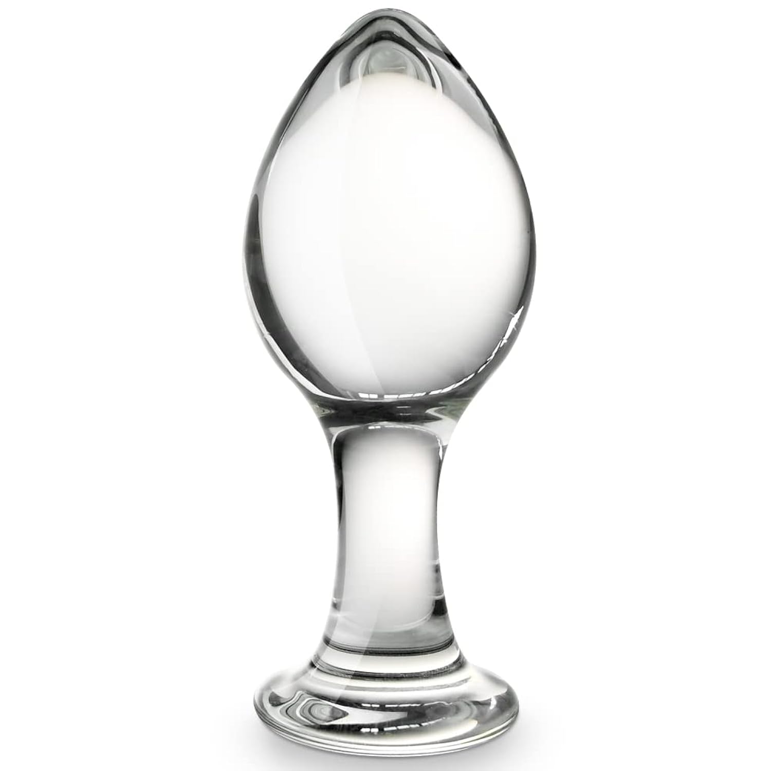 Anal Butt Plug Glass Anal Trainer With Long Neck Crystal Pleasure Wand