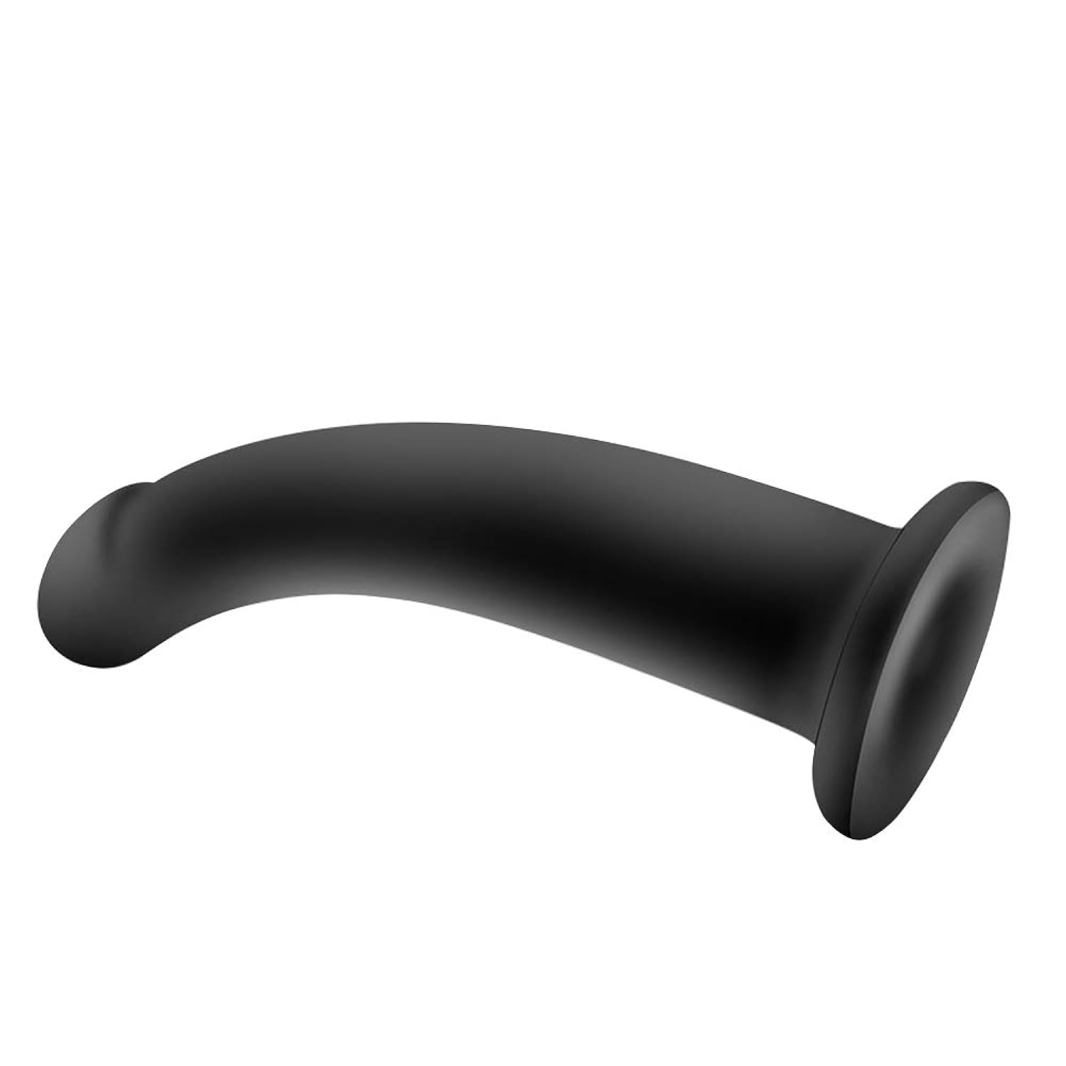 Men Women Silicone Beginner Strap On Harness Dildo Curved Smooth