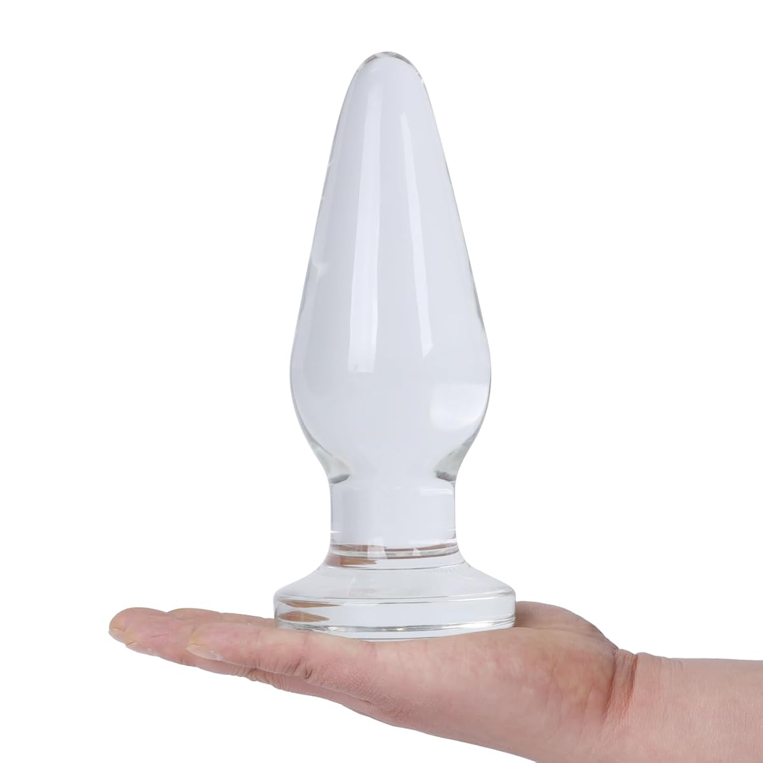 7.8 Inches Huge Glass Butt Plug Large Crystal Anal Plug Bum Pleasure
