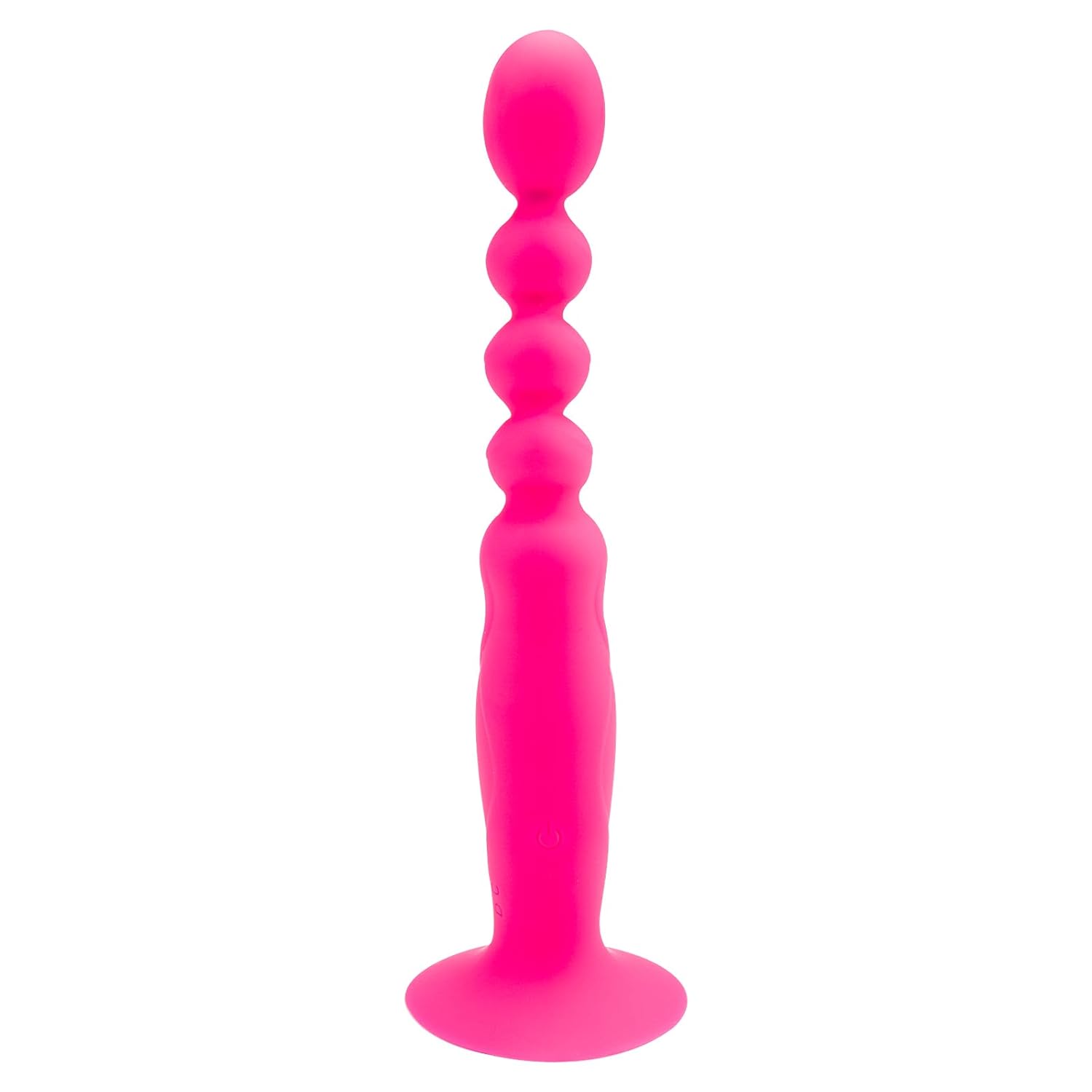 Pink Vibrating Butt Plug with Suction Cup Base - Beginner Anal Toy