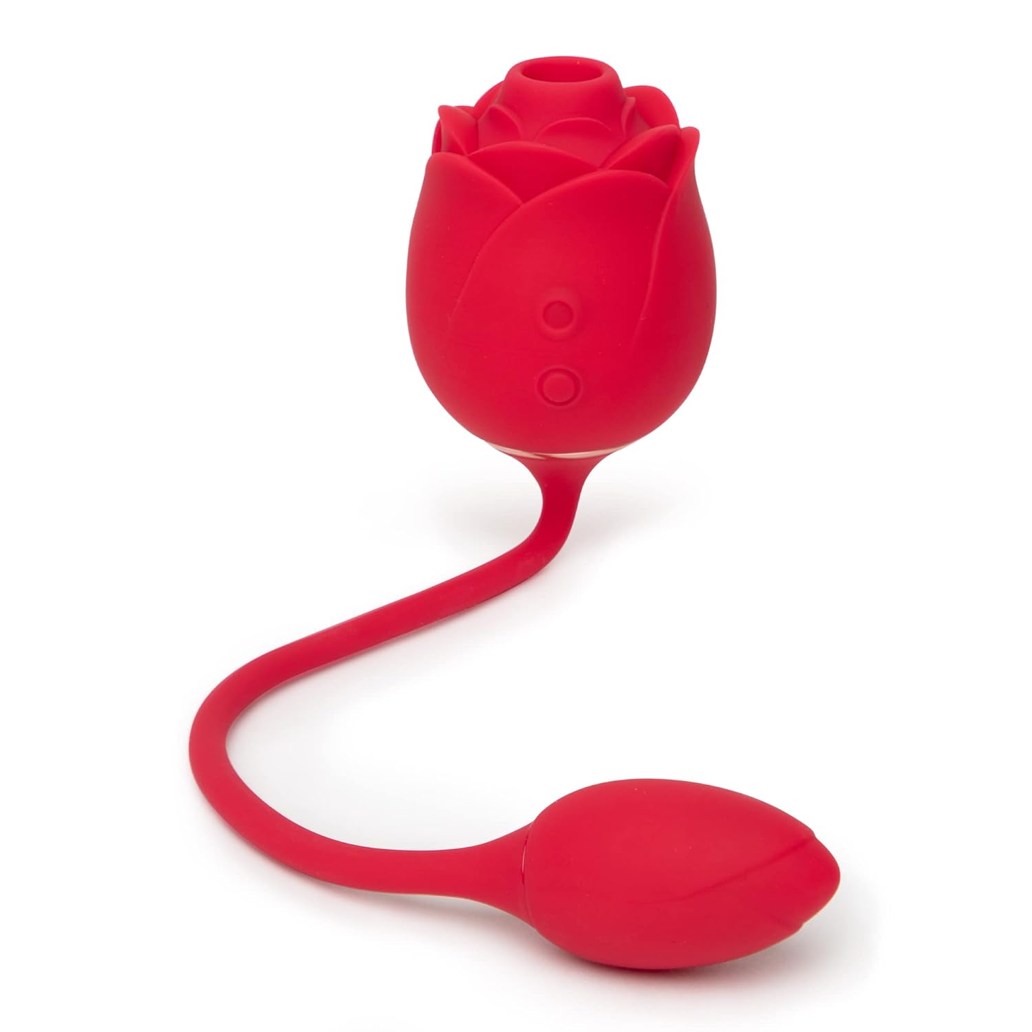 Rose Glow 2 In 1 Rose Clitoral Sucking Toy & Love Egg Vibrator  Rose