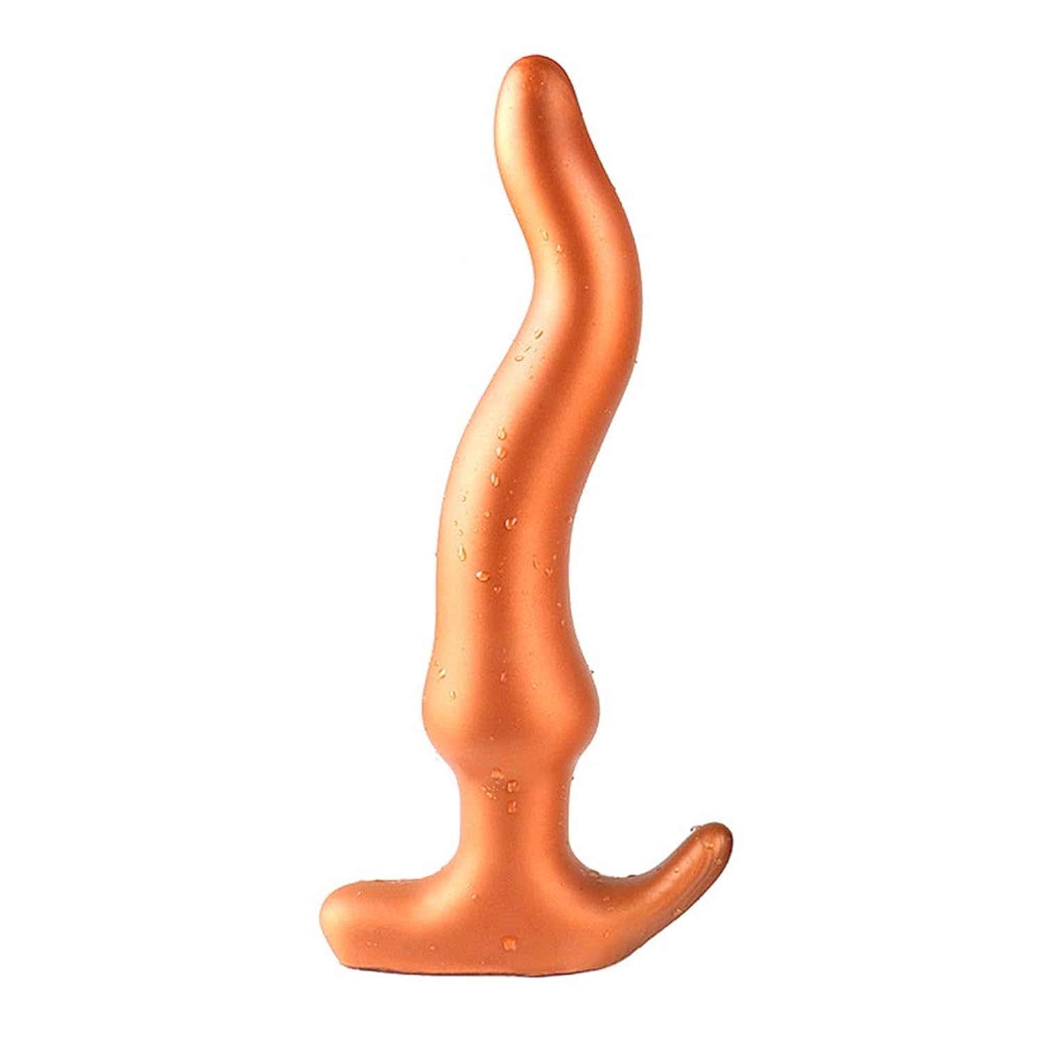 Long Butt Plug Ultra Soft Liquid Silicone Sinuous Anal Plug