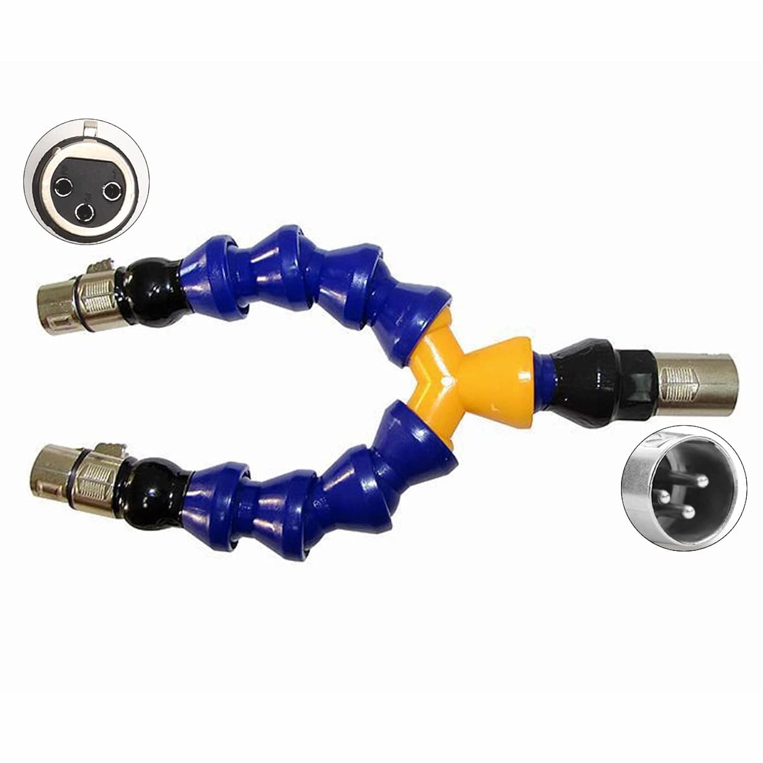 3Xlr Adapter With Flexible Rods For Sex Machine Device Attachements