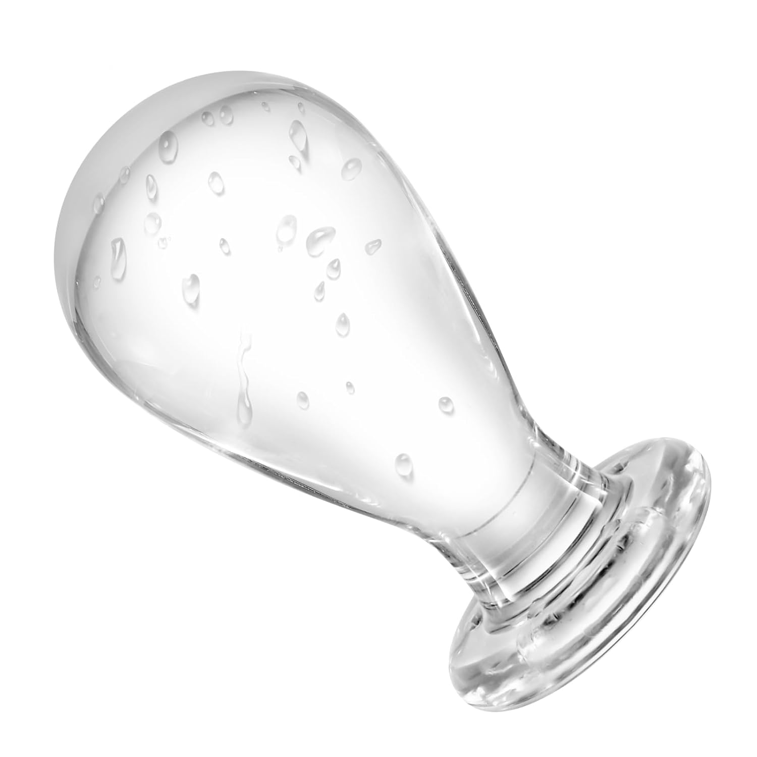 Glass Anal Butt Plug, Mini Crystal Anal Trainer Toys, Unisex Bum Plug