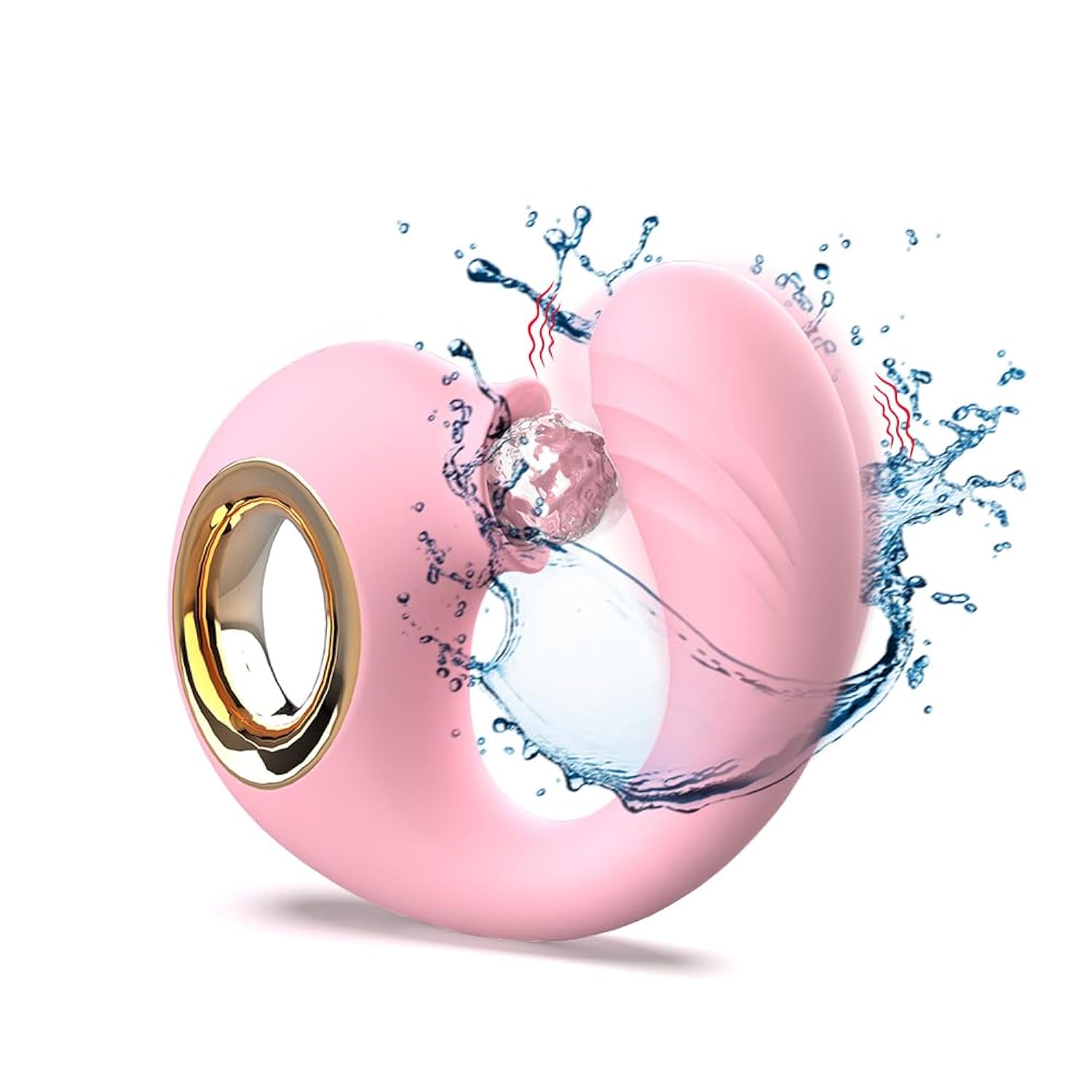 2-in-1 Vibrator 12 Sucking & 12 Licking Modes, Mouth-Shaped Clitoral