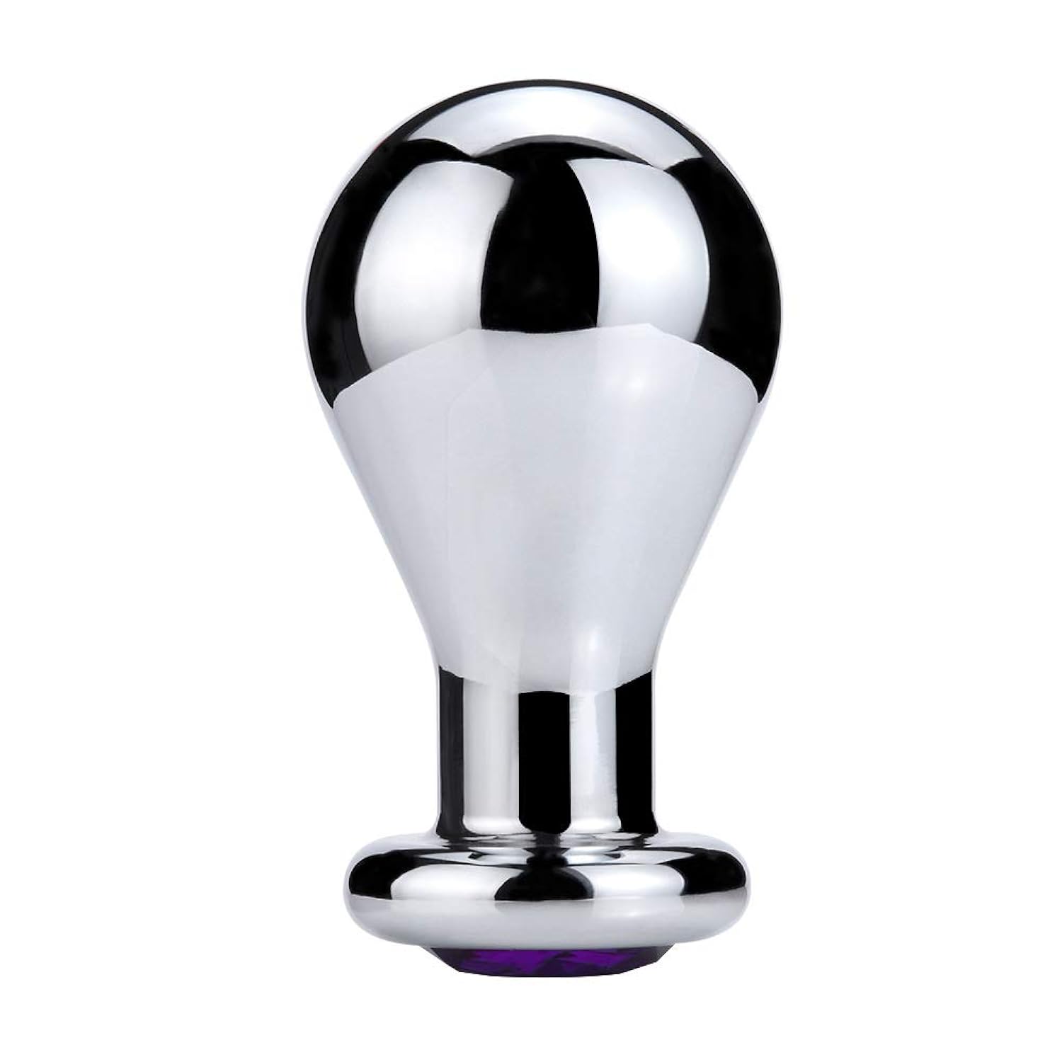 Stainless Steel Big Anal Plug Bulb Shape Jewelry Butt Plug Trainer