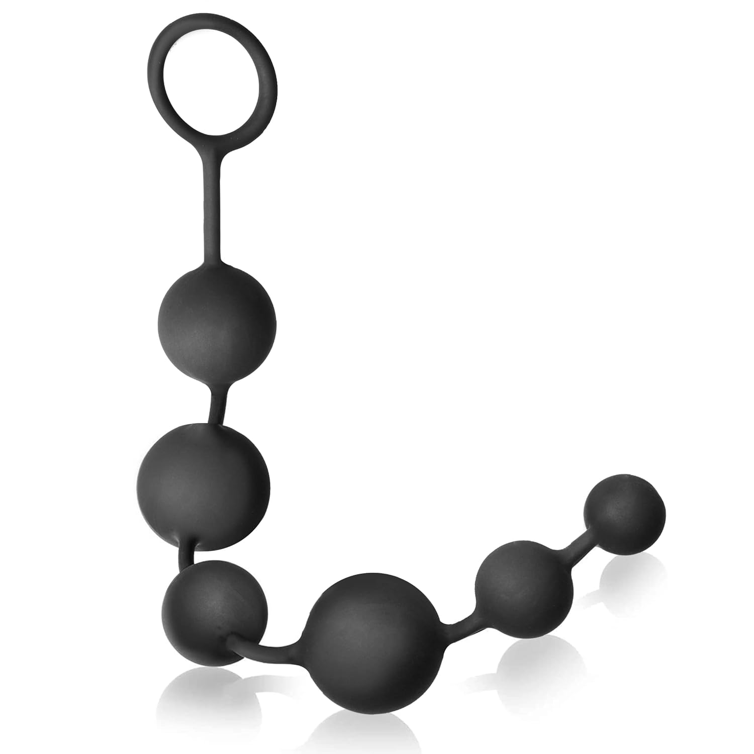 Anal Beads for Men/Women - 100% Silicone Safe Pull Ring Easy to Clean