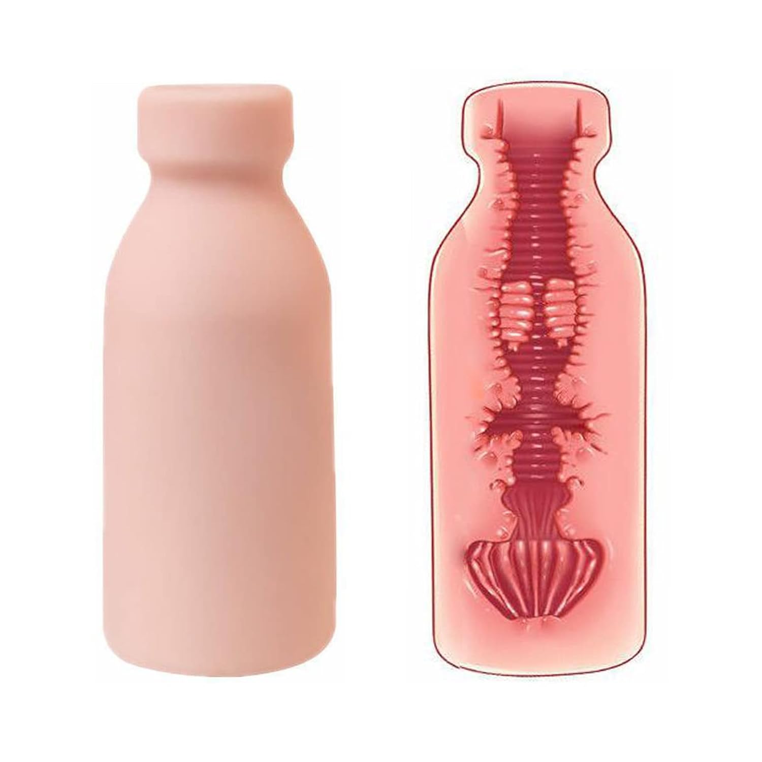Milk Bottle Suck Masturbation Cup Real Mold. Adults Portable G-Spot