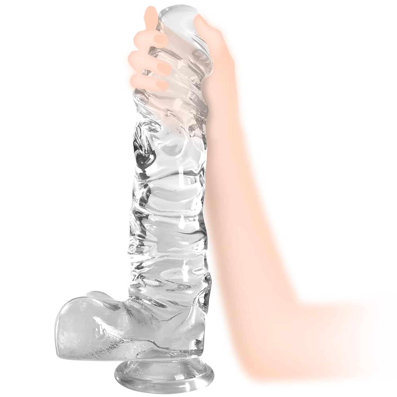 Huge Realistic Dildo,Xxl Clear G Spot Dildo For Women,Small Glans Big