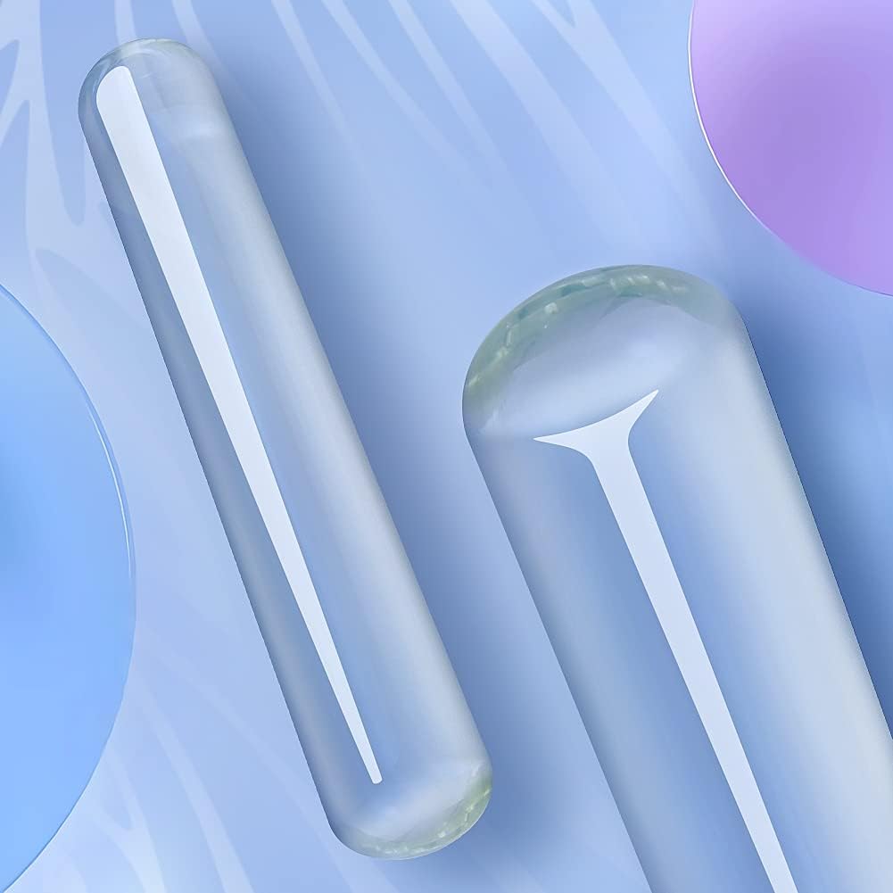 Glass Anal Butt Plug - Transparent, Smooth, Crystal, Anal Trainer, Expander, for Women, Men, Couples (S)