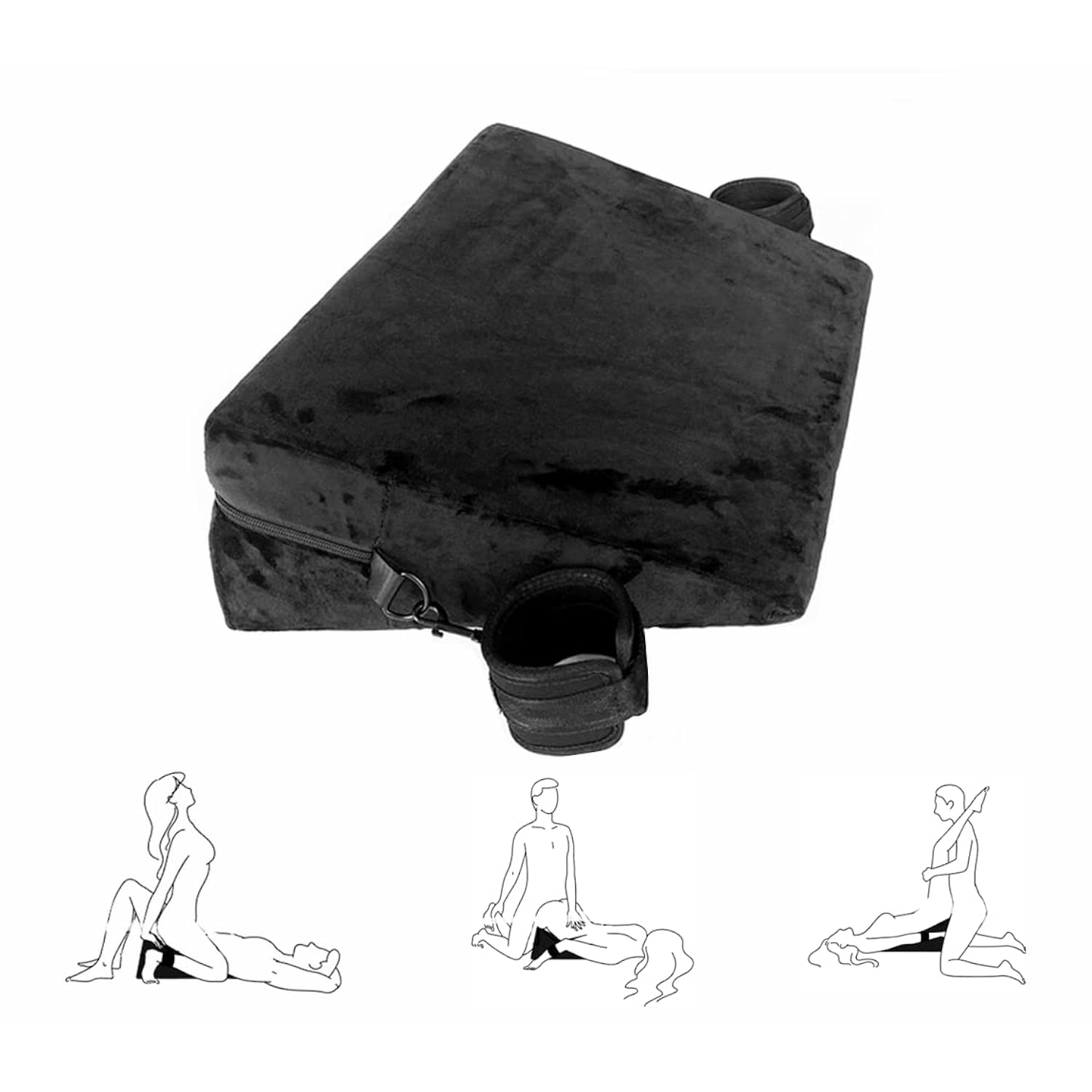 Foam Sex Furniture Pillow with Handcuffs Positioning Cushion Ramp
