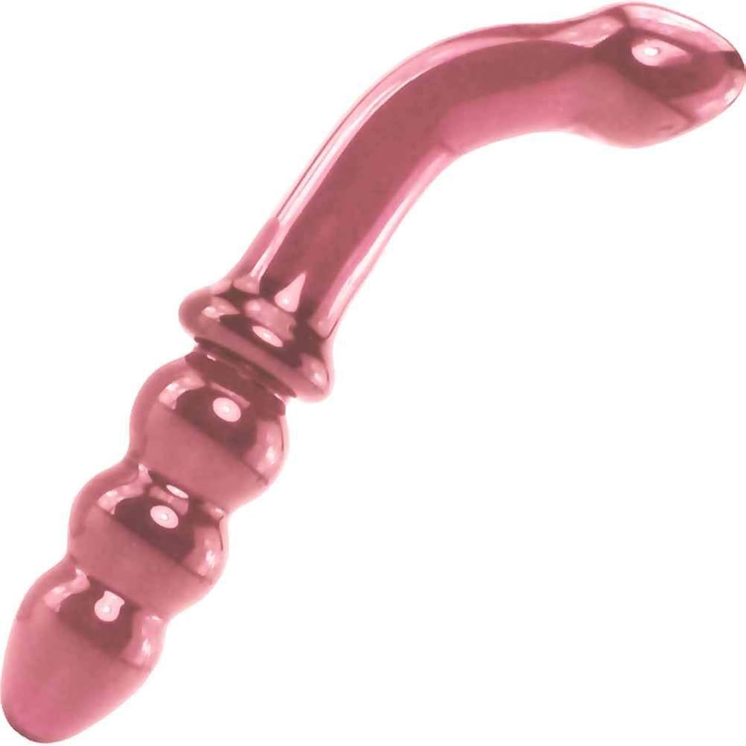 Topwel Bent Graduate Glass Pleasure Wand, Assorted Colors