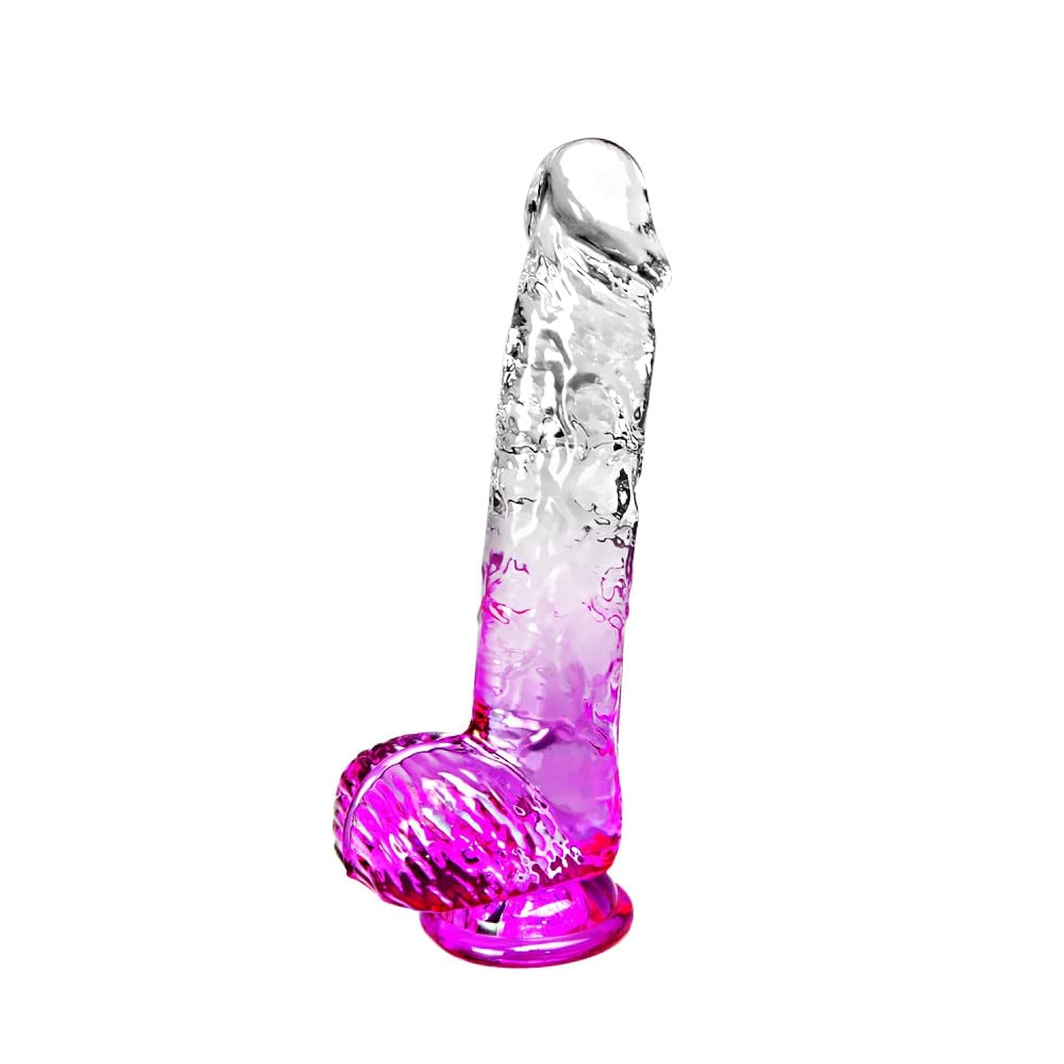 Realistic Clear Cute Purple Dildo - Life Like Adult Sex Toy For Women