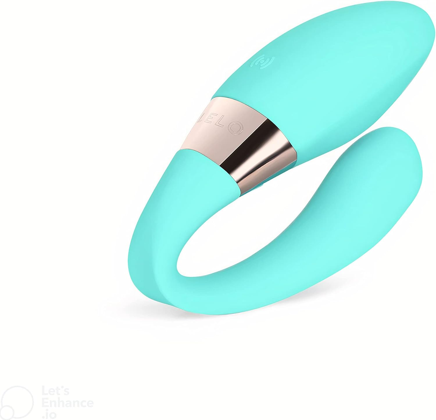 TIANI Harmony: App-Controlled Couples Vibrator with 2 Synced Motors, 10 Settings, Female Pleasure Toy - Aqua