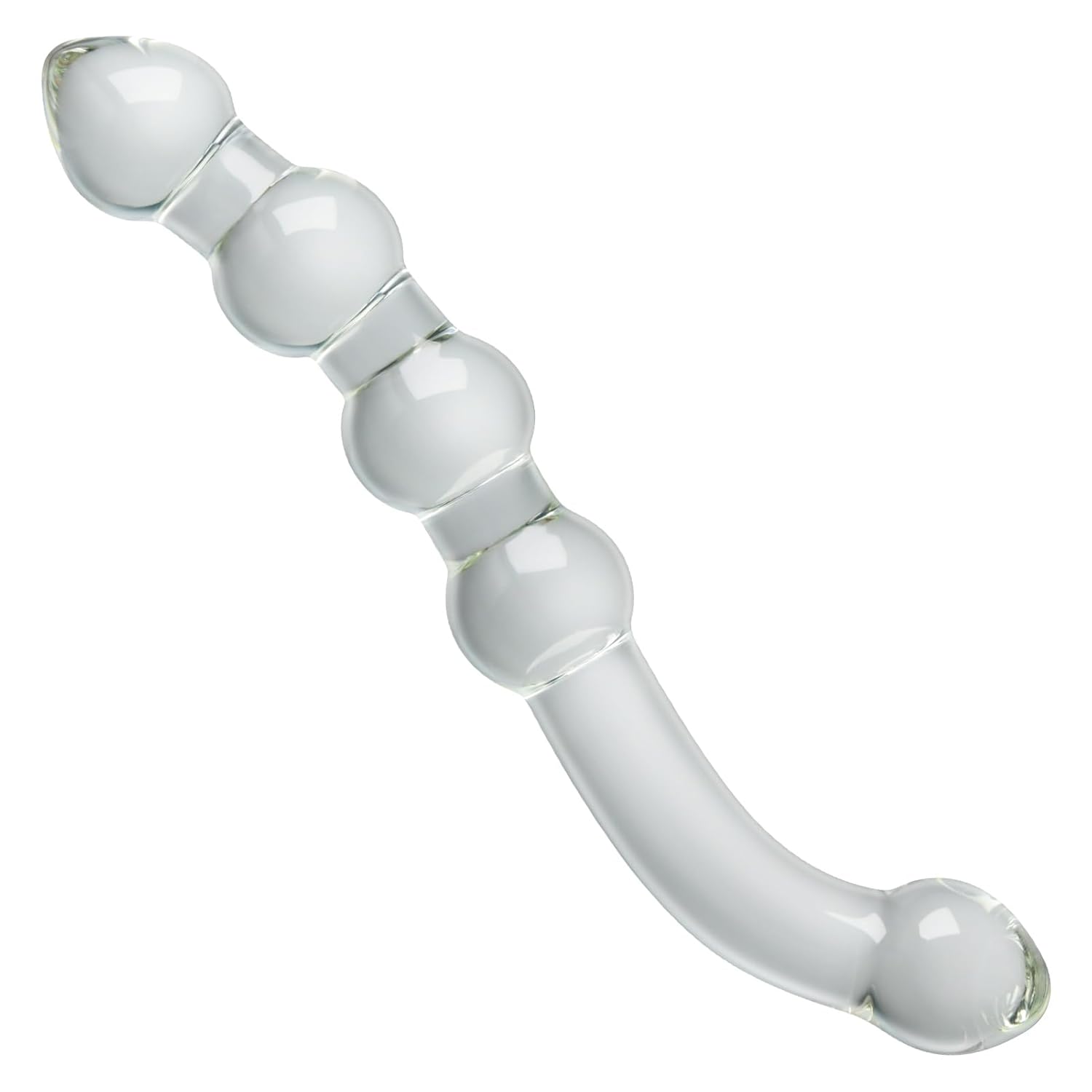 Glass Double-Ended Dildo 8.46Inch Clear G-Spot Dildo Pleasure