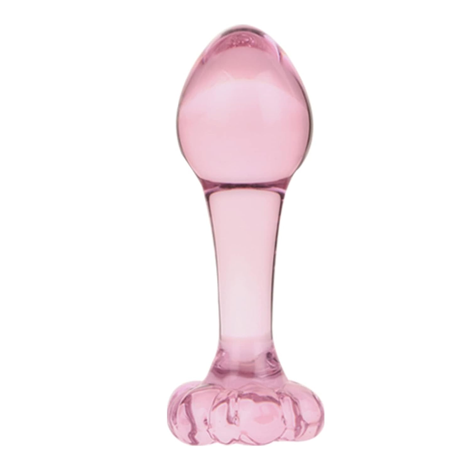 Crystal Glass Anal Butt Plug - 6 Sizes for G-Spot Stimulation, Beginner Friendly