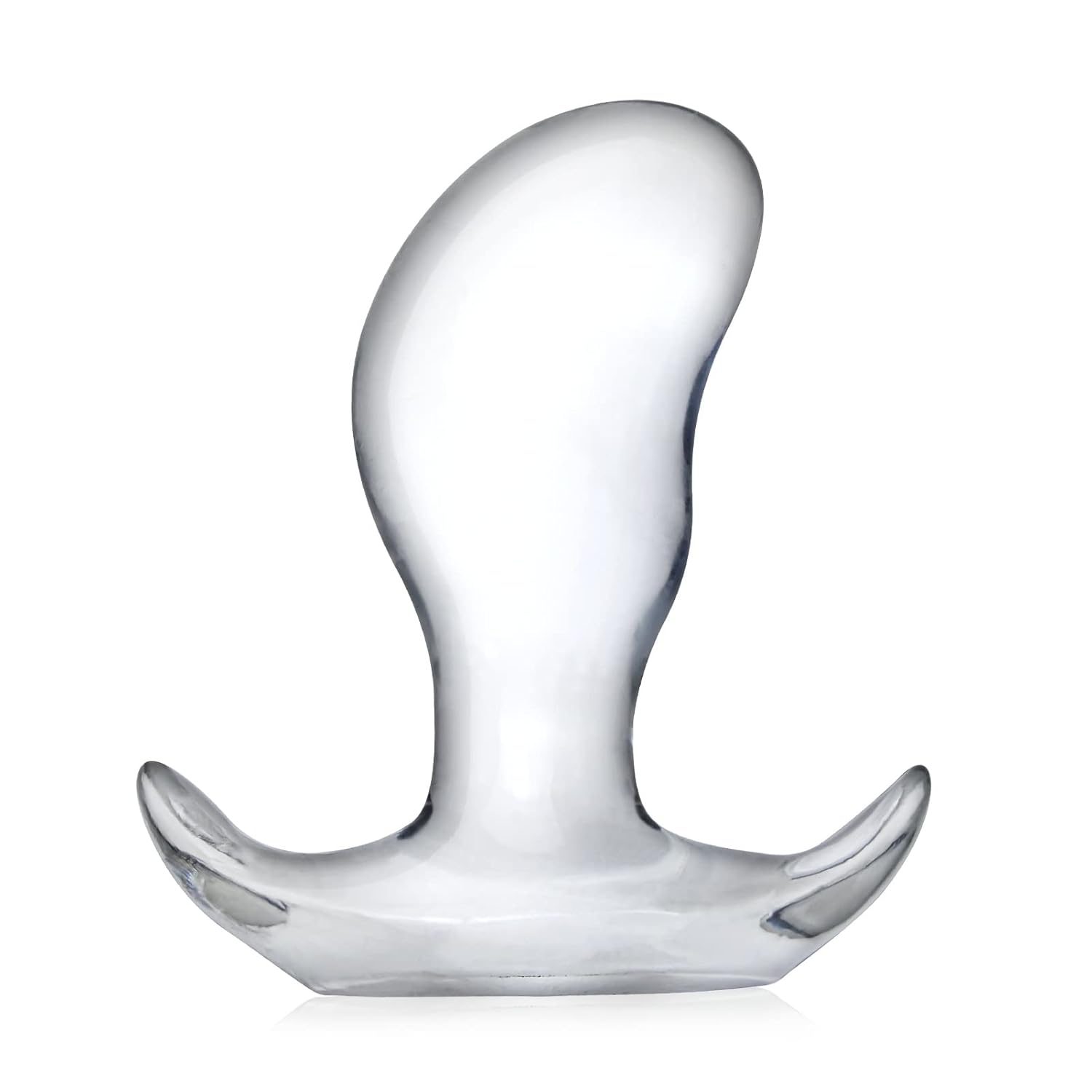 Soft Anal Plugs With Safety Base, Transparent Flexible Butt Plug