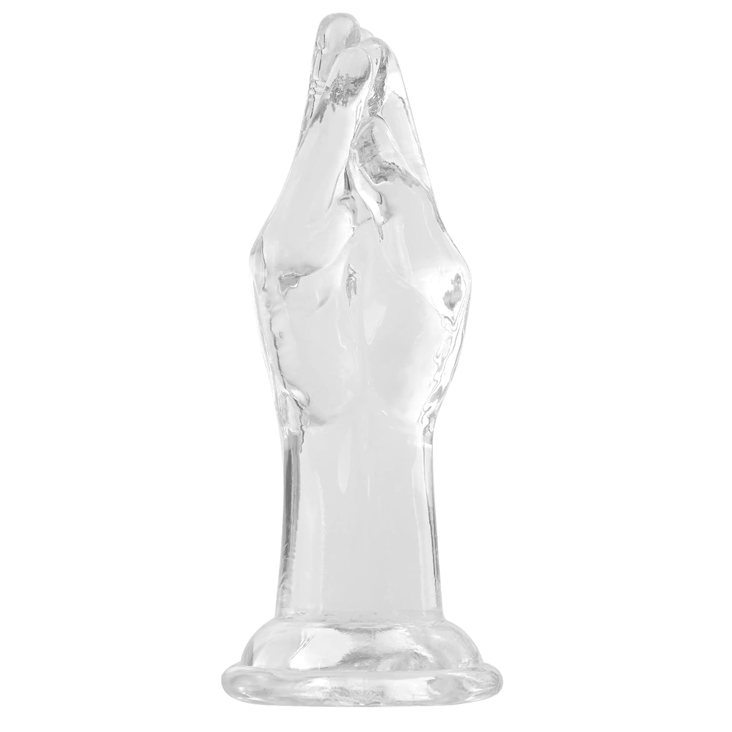 Realistic Hand Dildos, 9.9 Inch Big Clear Dildos With Strong Suction