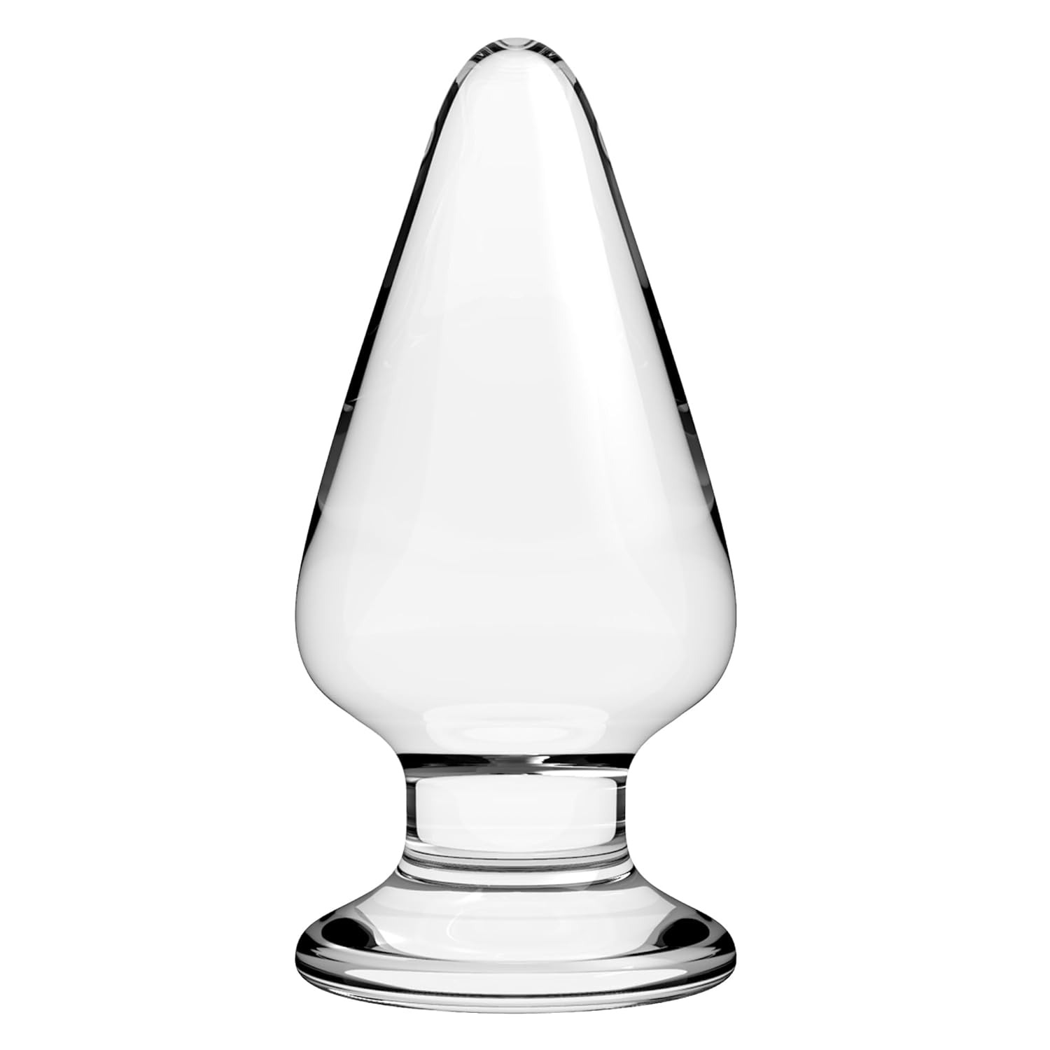 4.92 Inch Big Butt Plugs Trainer, Xxl Clear Mushroom Anal Dildos