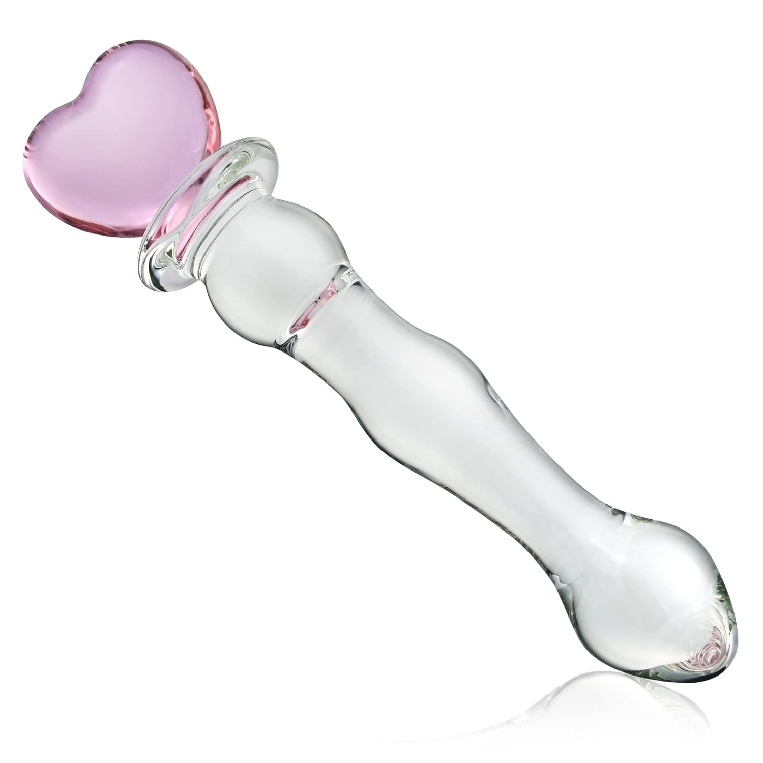 Glass Anal Plug, Crystal Butt Plug Pleasure Wand Anal Beads Dildo