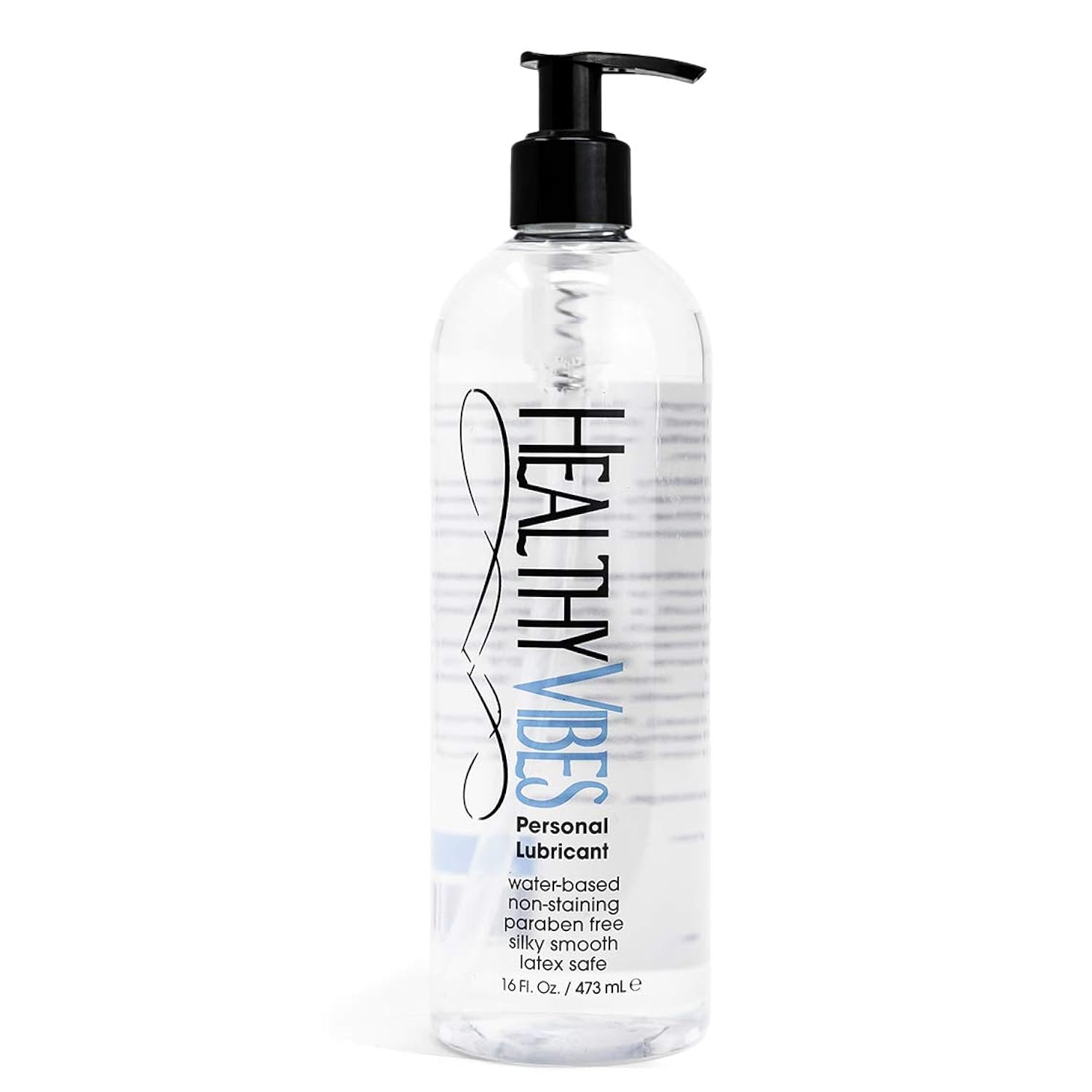 Long-Lasting Water-Based Lubricant Odorless & Flavorless 16 oz