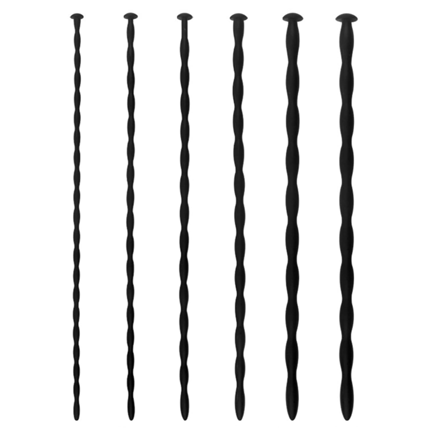 6 PCS Urethral Sounds Beads Urethral Plug Urinary Dilator Masturbation