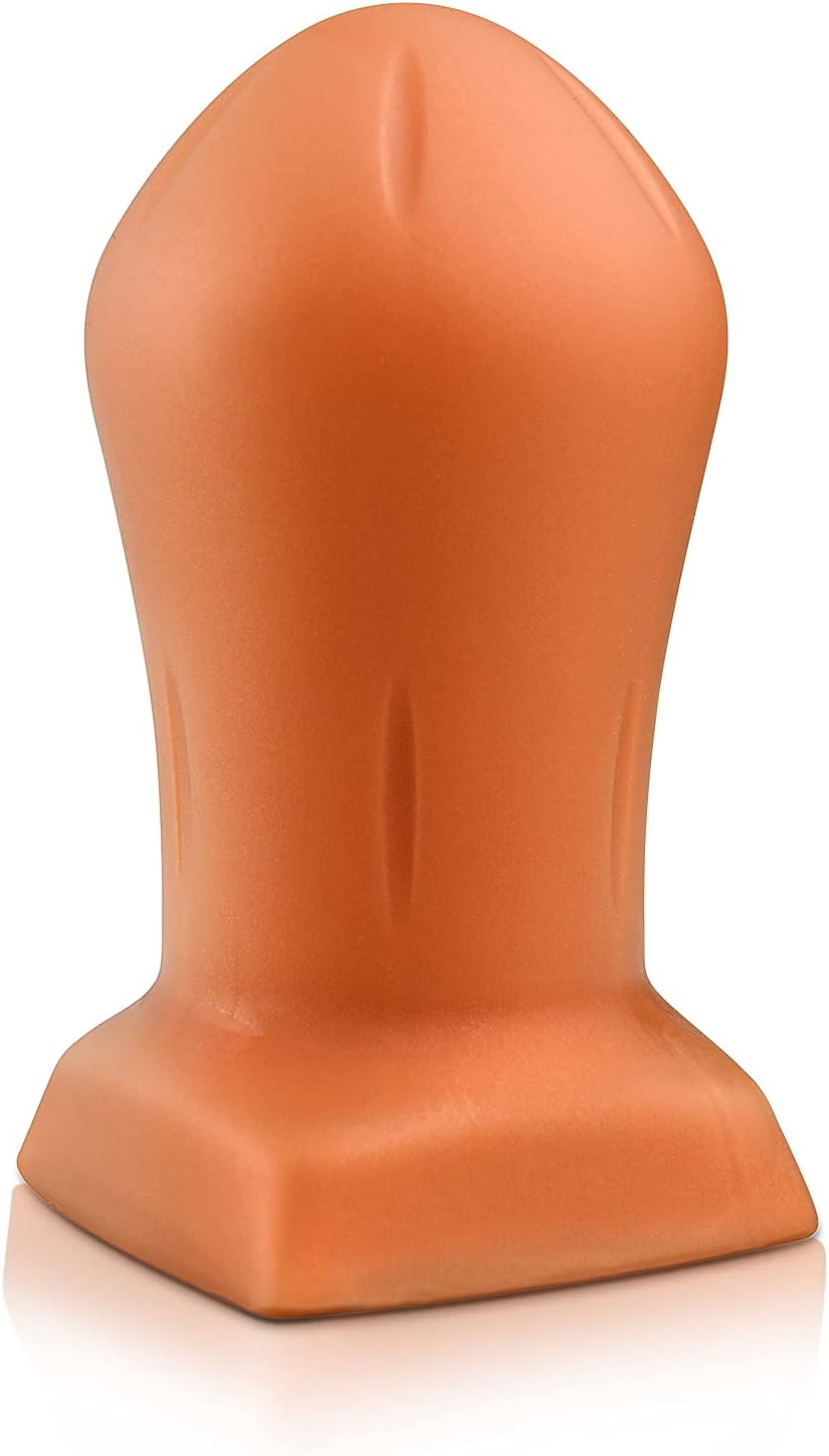 Ultra Soft Liquid Silicone Anal Plug - Medium, Strong Suction Cup, G-Spot & Prostate Massage