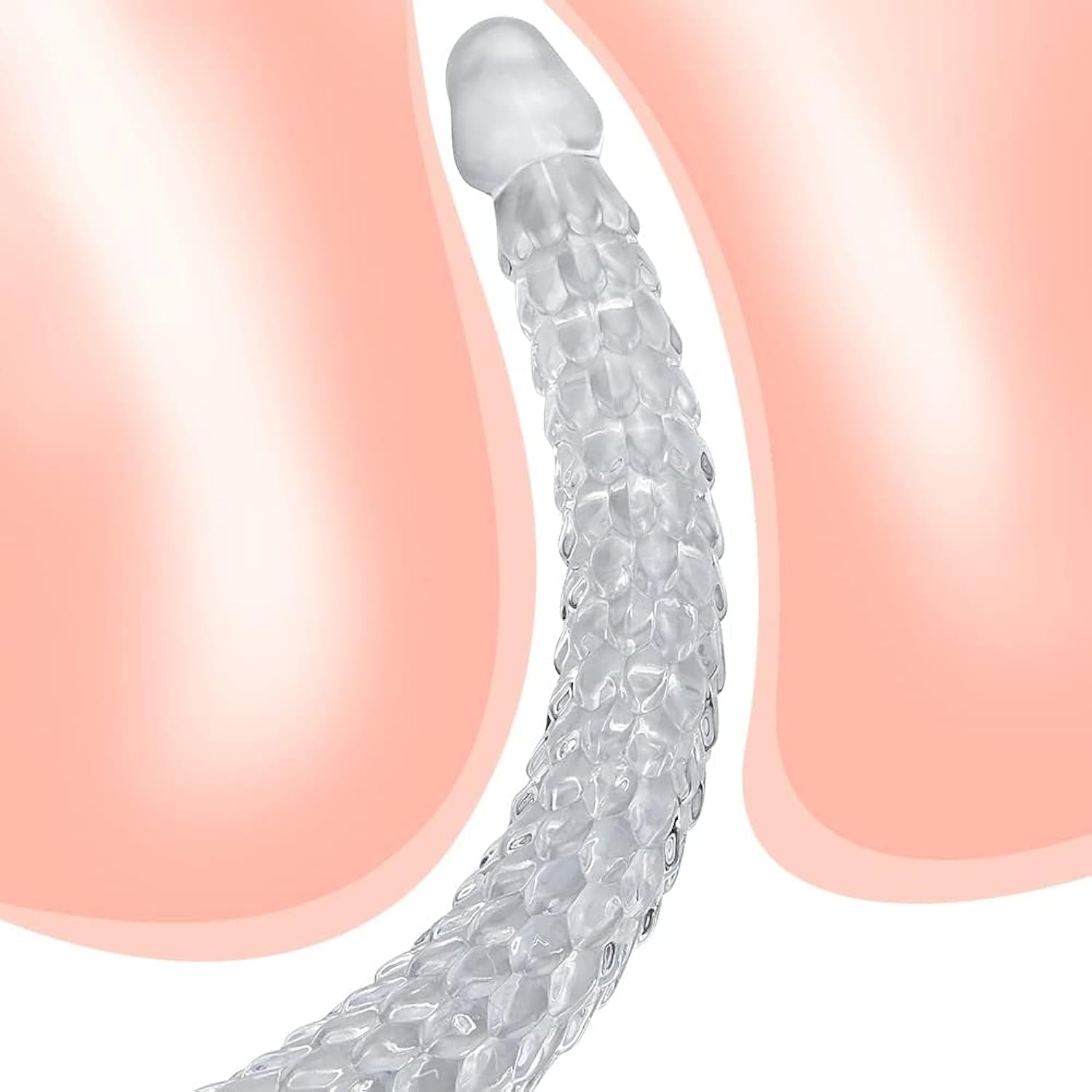 15.51 Inches Dildo With Scaly Texture Long Tentacle Snake Dildo