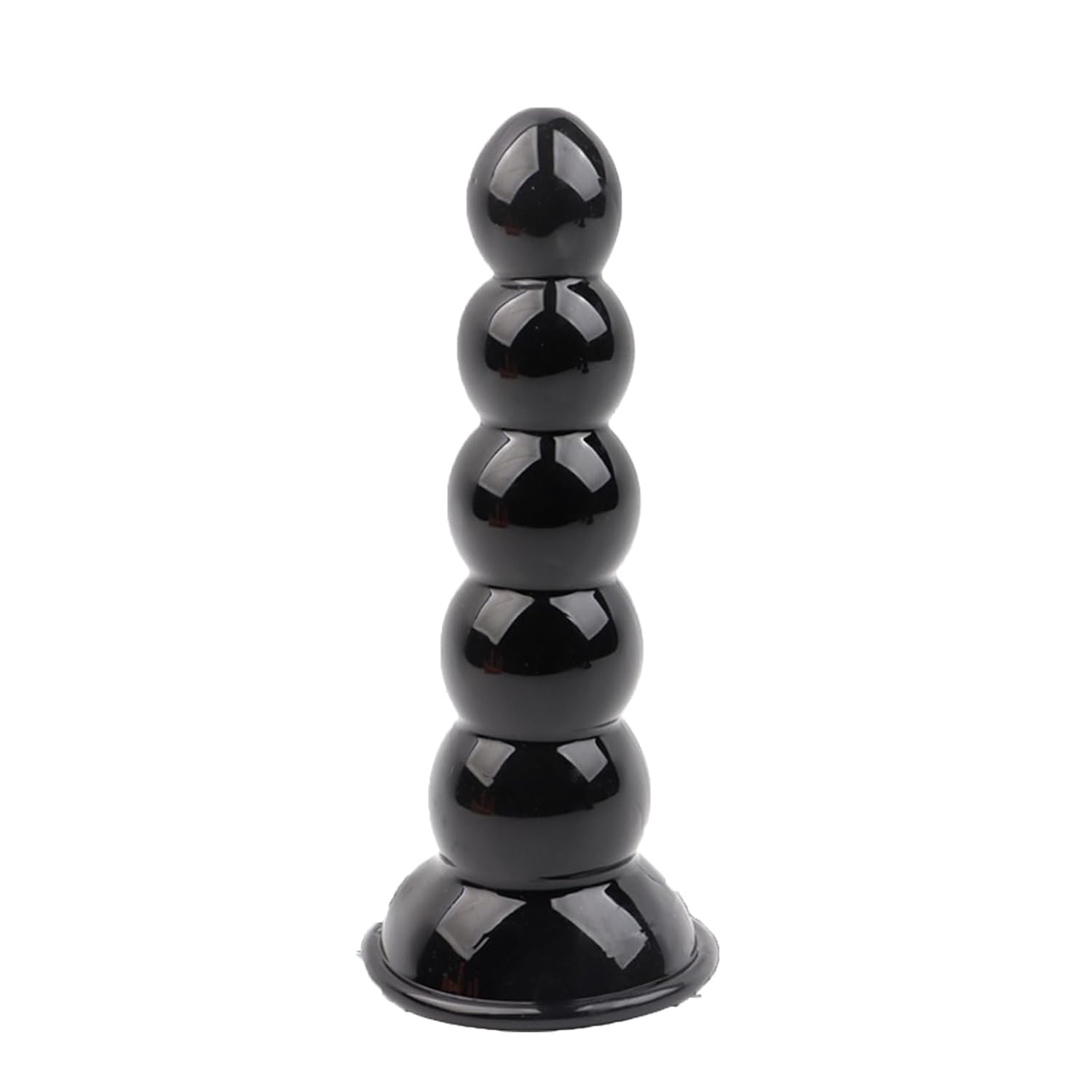 Pagoda Shaped Silicone Anal Plug, Pull-Bead Anal Dilator for G-Spot Stimulation