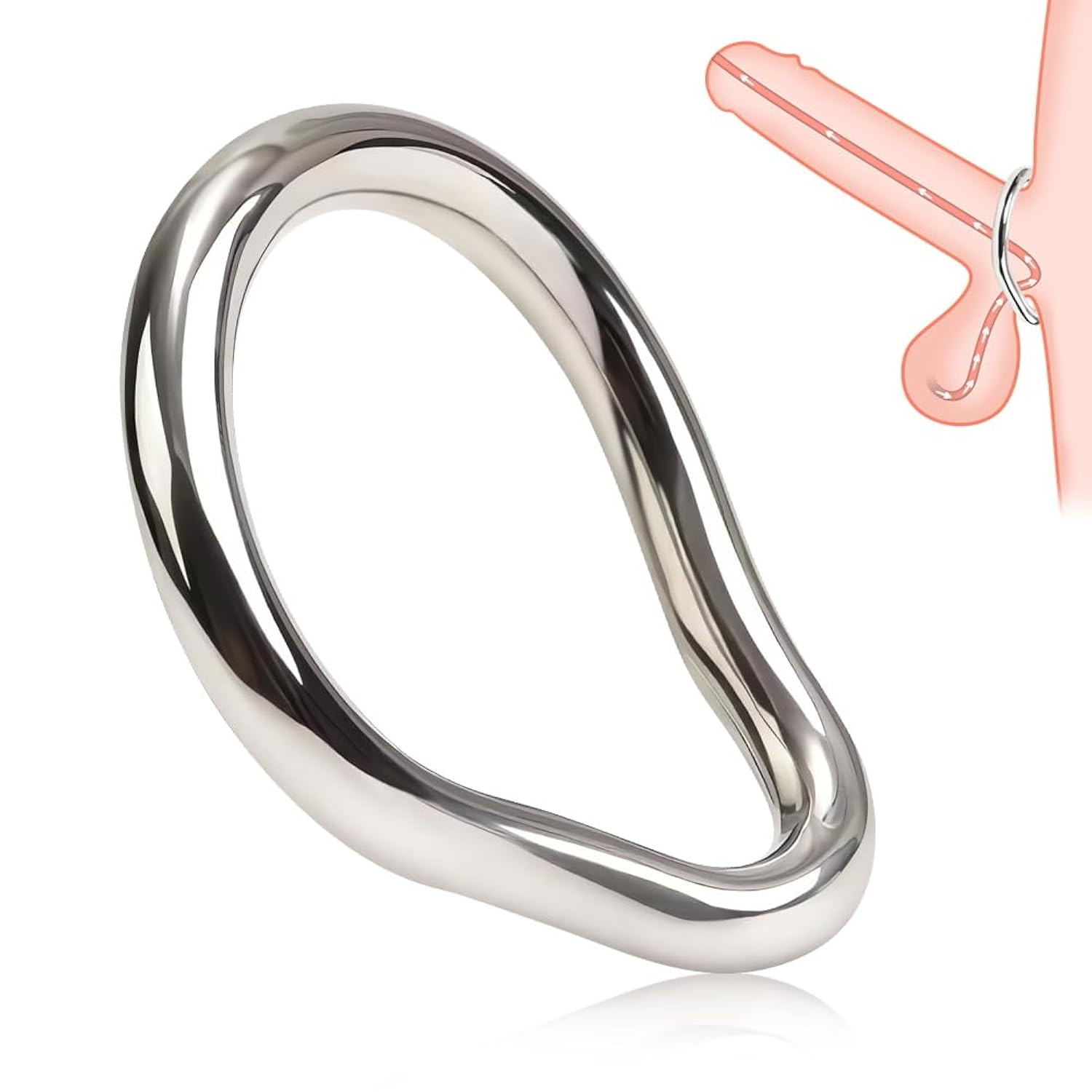 Metal Cock Ring Stainless Steel Cock Ring In 7 Sizes Penis Ring