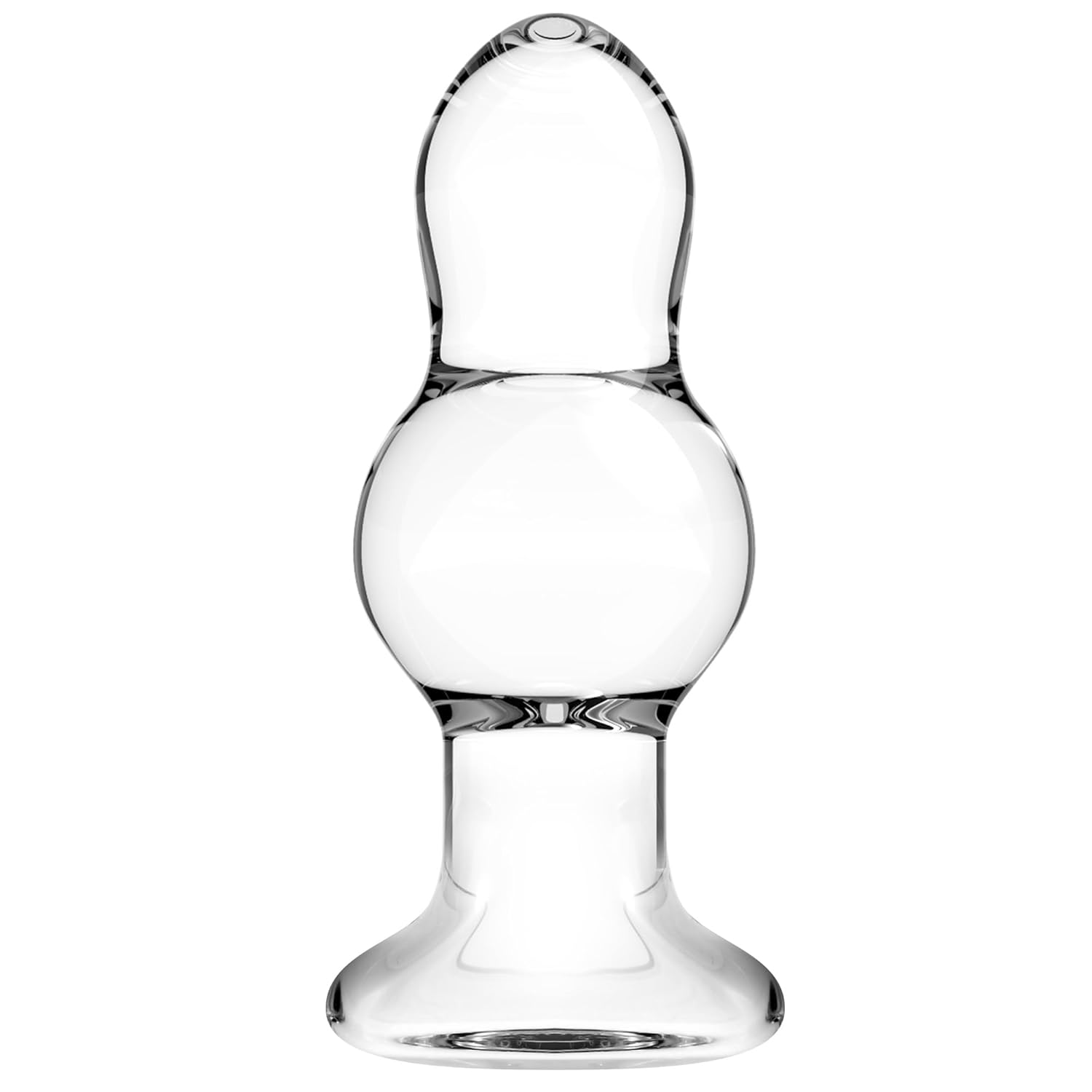 Glass Anal Beads, 5.5 Inch Butt Plug Trainer Prostate Sex Toys