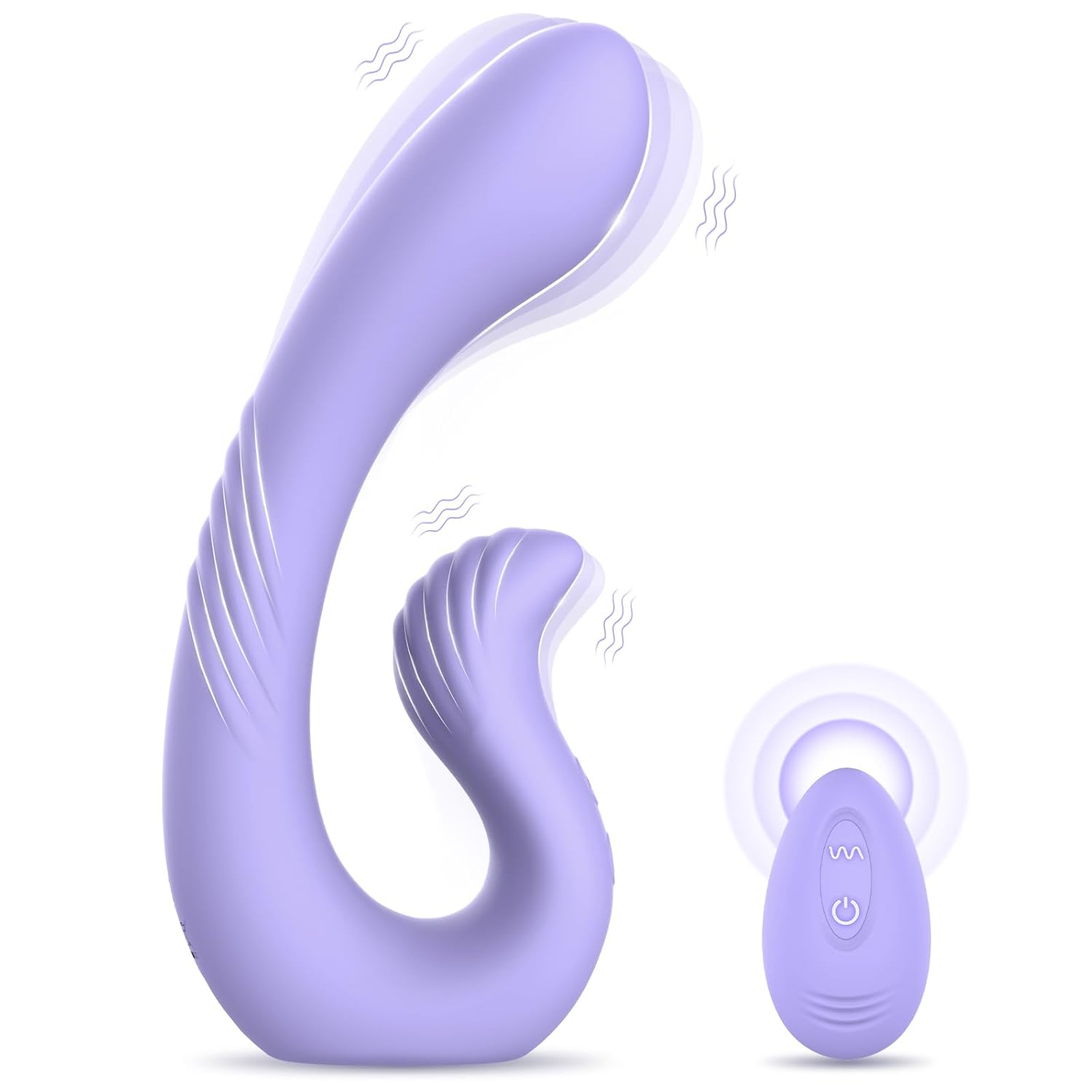 Vibrators Remote Control Rabbit G Spot Vibrator, Dual Motor Vibrating