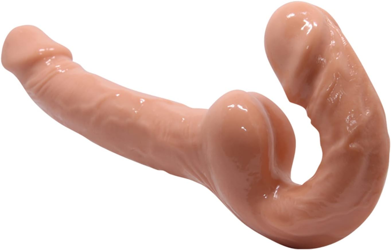 Double Sided Realistic Dildo, Dual Headed Strapless Strap On for Women