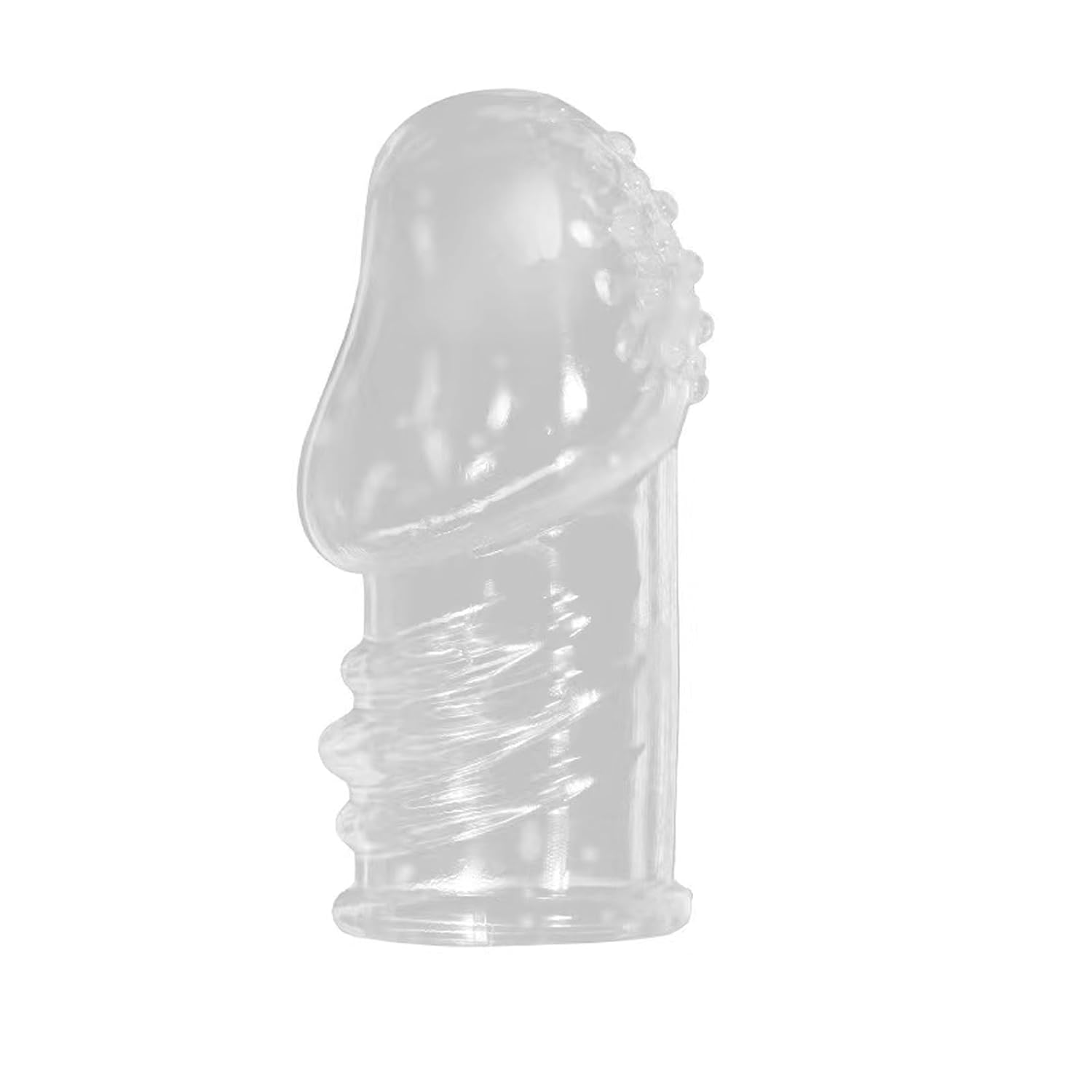 Reusable Penis Sleeve Cock Ring, Soft Men Cock Sleeve Extender