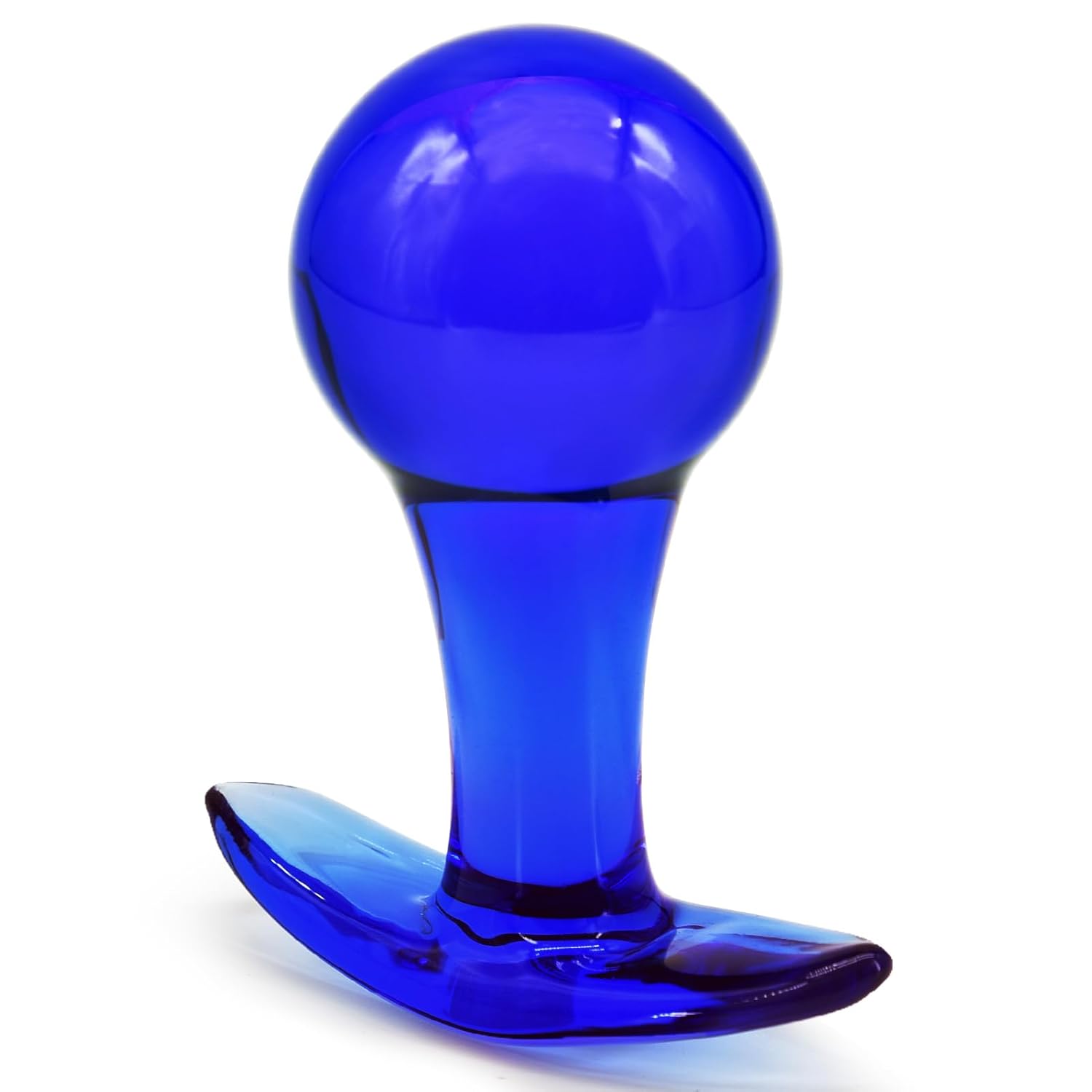 Glass Anal Plug Butt Plug With Curved Based For Comfortable Long Term