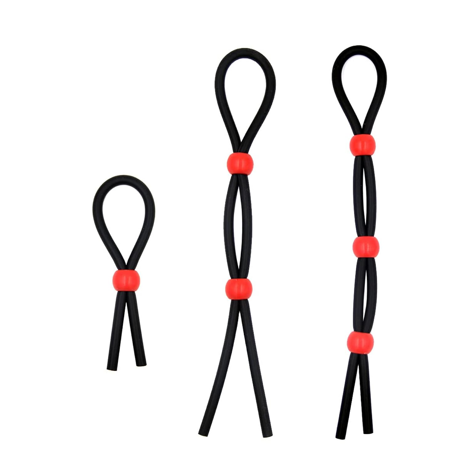 Adjustable Cock Ring Set Love Rings Basic Penis Ring Sex Toys,3 Pcs