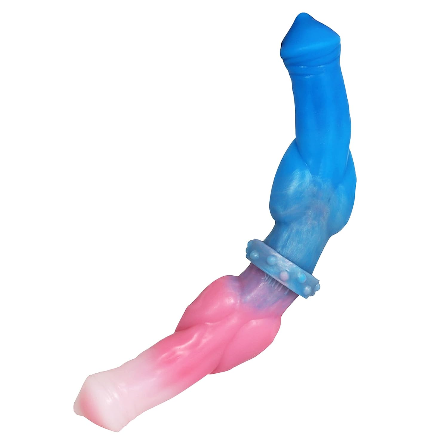 Double Ended Dildo Realistic Dog Dildo With Knot, 12Inch Long Silicone