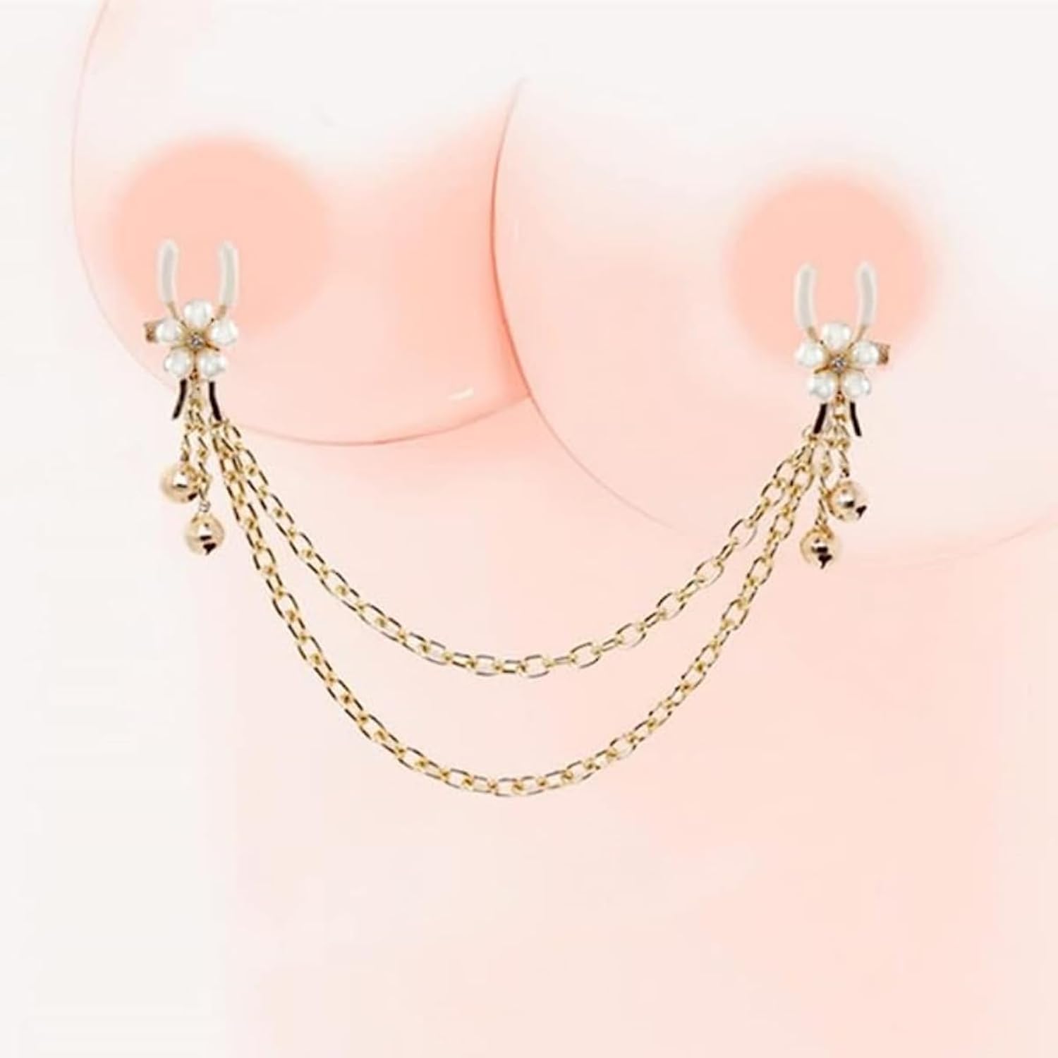 Adjustable Pressure Nipple Clips With Chain Nipple Clamps With Chain