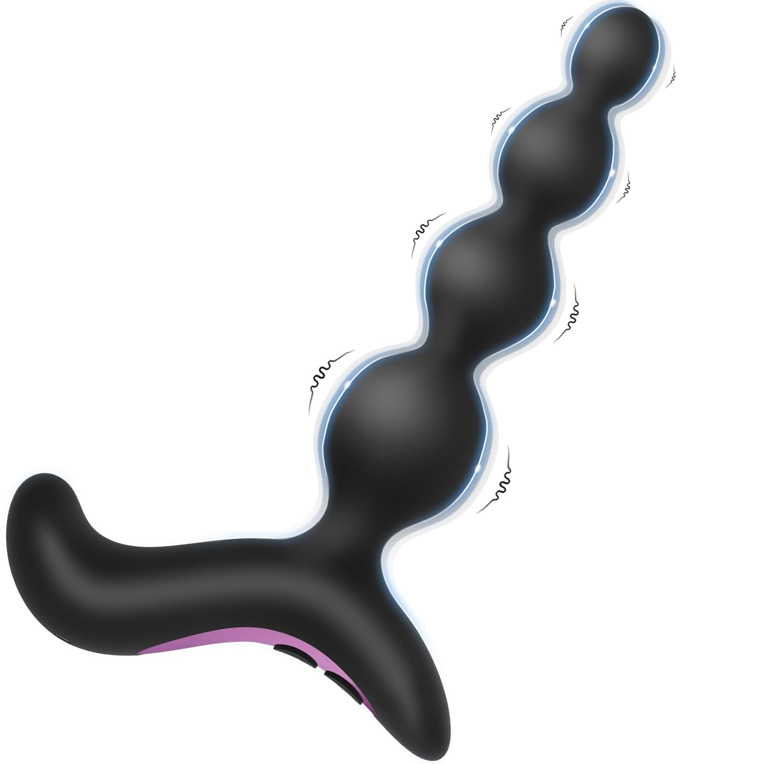 Vibrating Anal Beads Butt Plug - Sex Toys For Women And Men