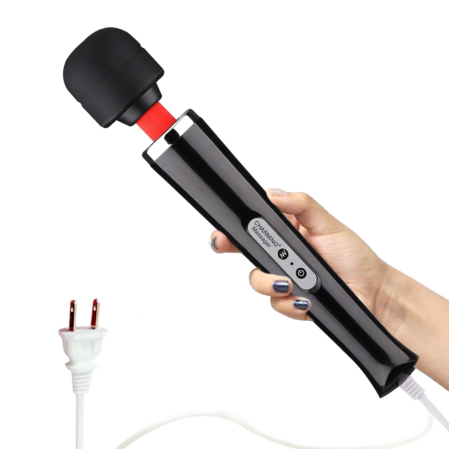 10-Speed Handheld Massager - Powerful Therapy for Muscle Recovery