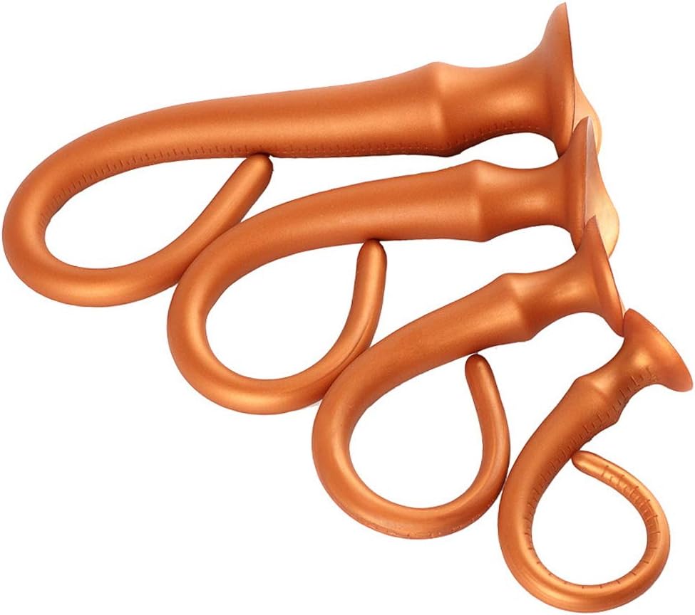 Super Long Flexible Anal Plug - Liquid Silicone, Medium, Vaginal & Prostate Massage