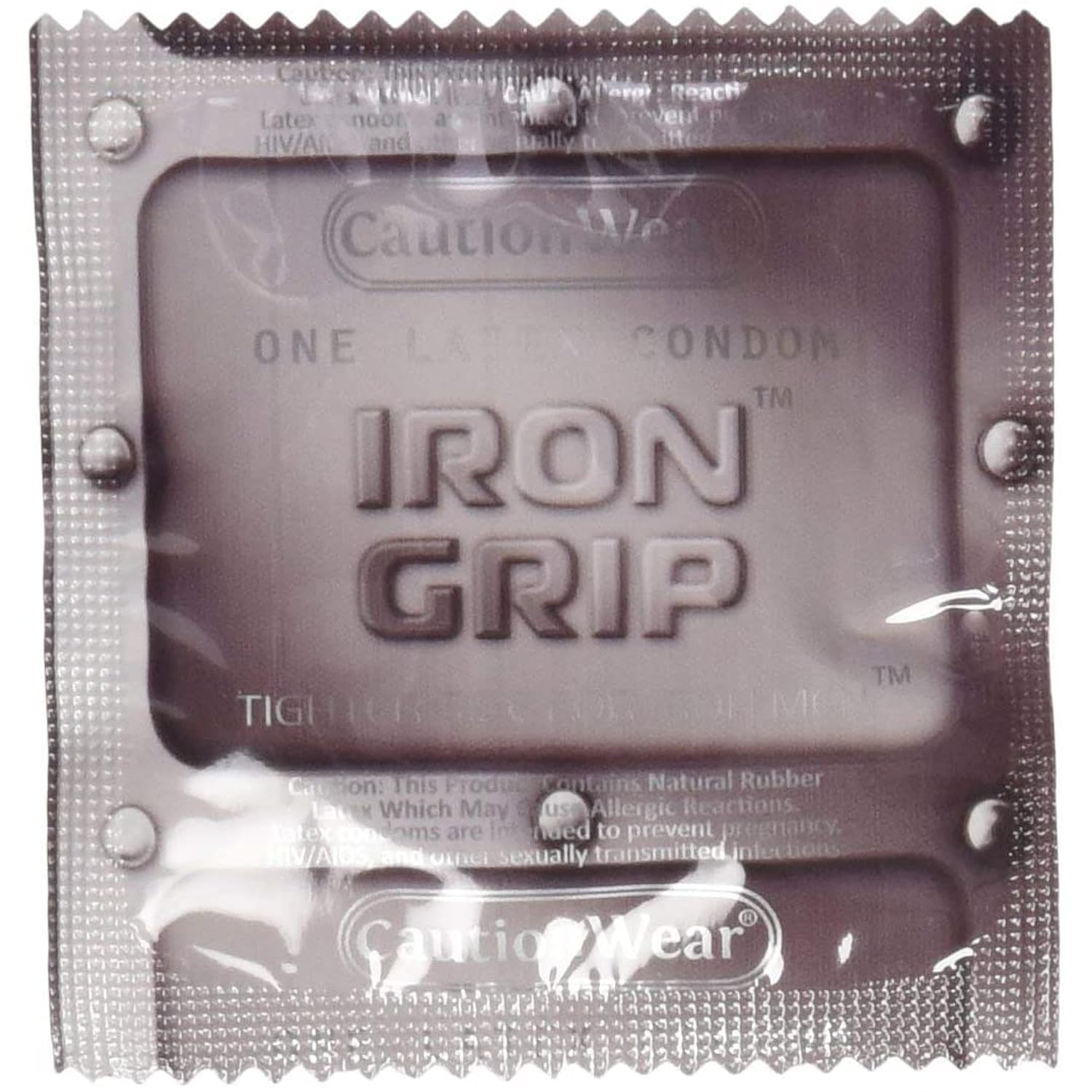 Iron Grip Male Latex Condoms - 24 Count, Clear (Pack of 1)